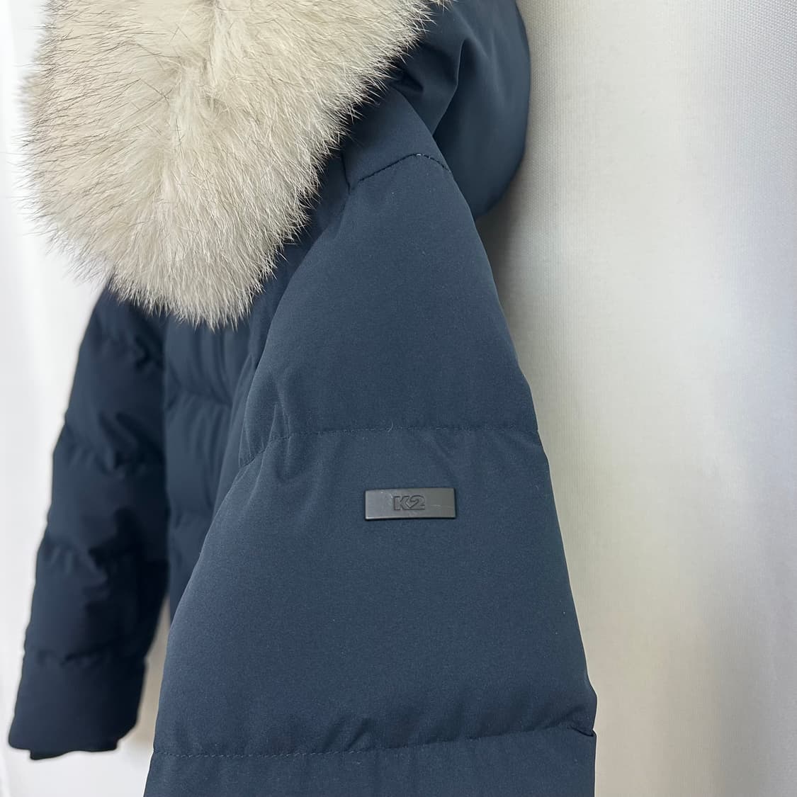  케이투 k2 여자 여우퍼 거위털 패딩 점퍼 네이비 100 상품이미지4