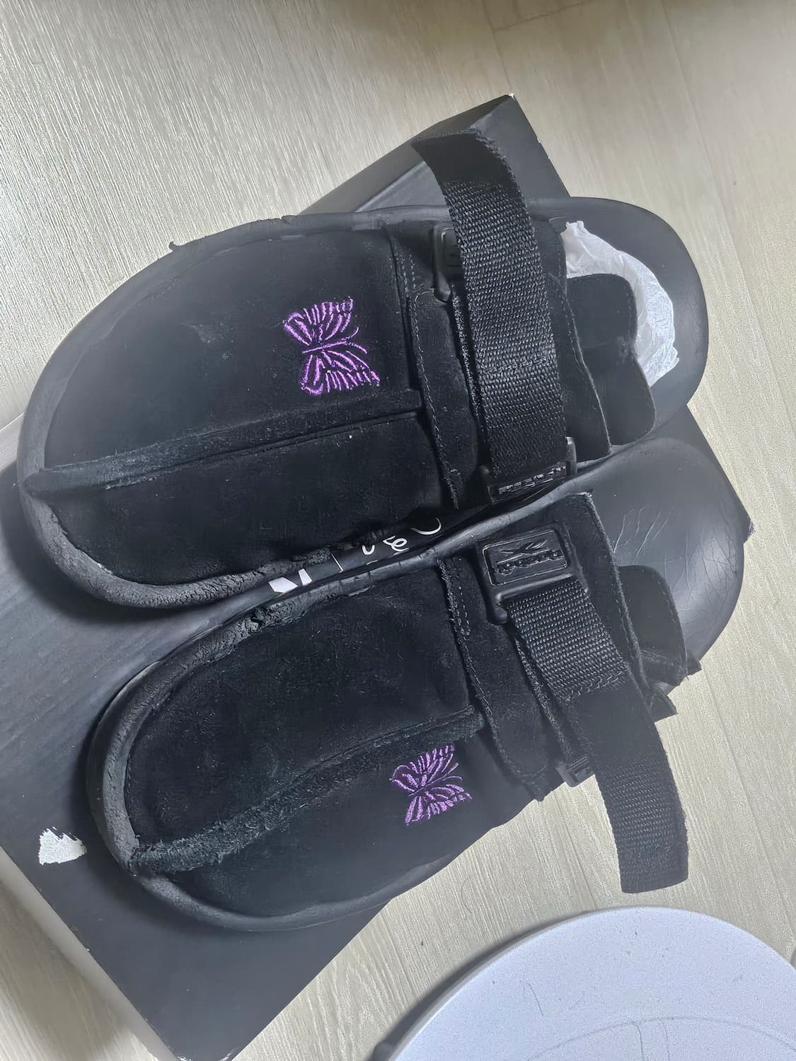 리복 x 니들스 비트닉 목 코어 블랙 익스트림 퍼플 상품이미지6