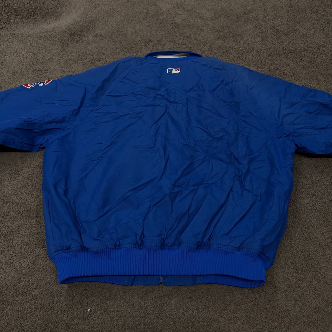 [정품/M] 마제스틱 시카고컵스 블루 스타디움 바시티 자켓 상품이미지4