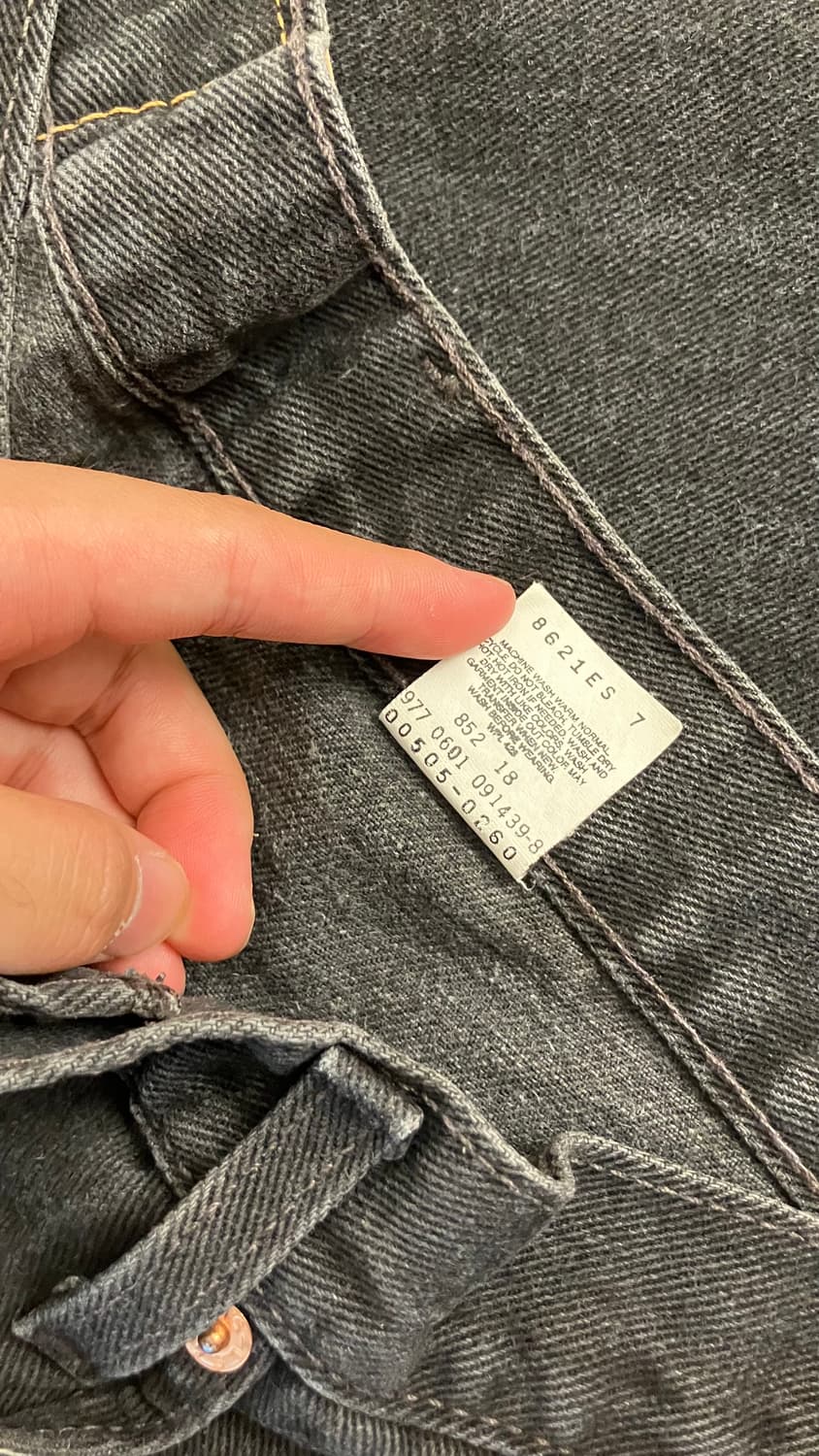 00s Levi’s black 505 상품이미지8