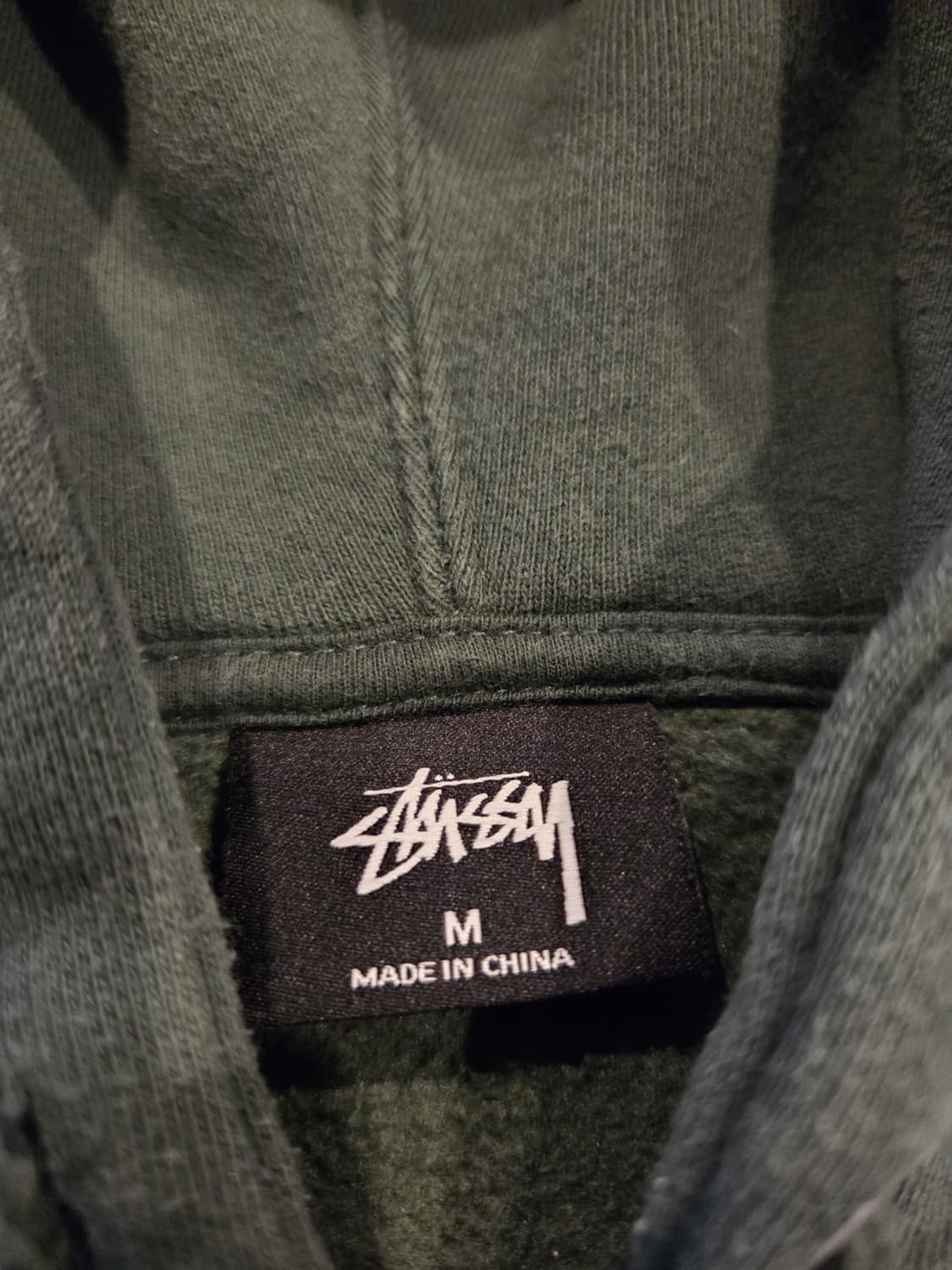 스투시 오벌 로고 아플리케 후드티 상품이미지4