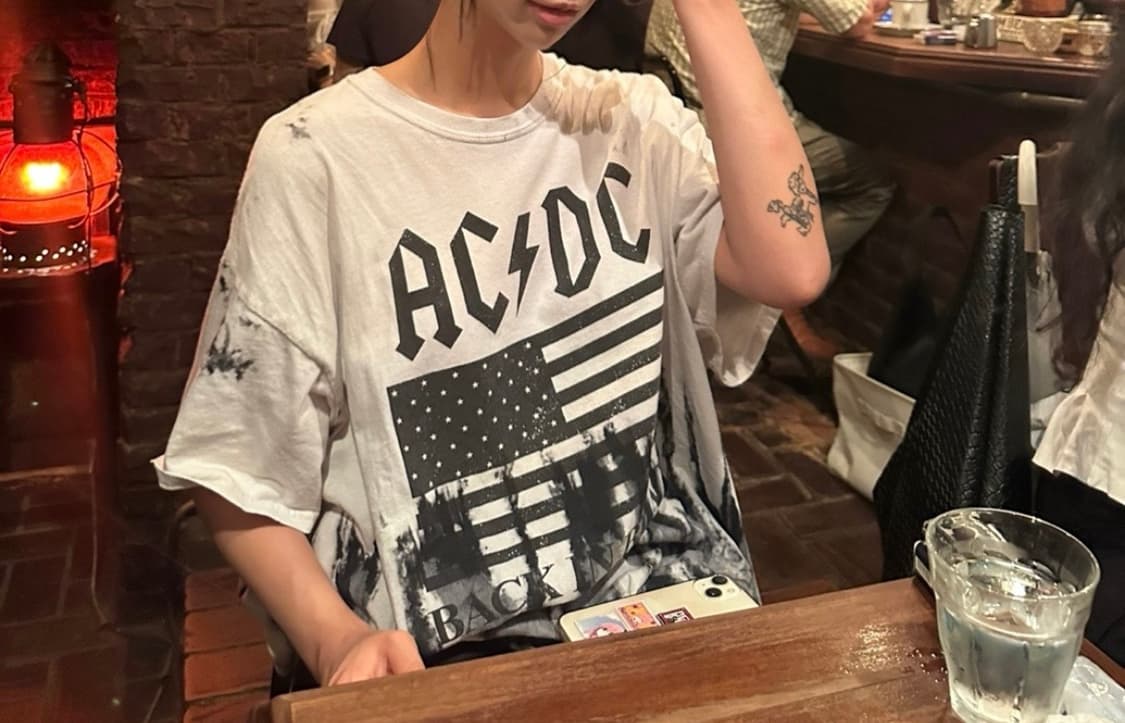 ACDC 빈티지 티셔츠 상품이미지1