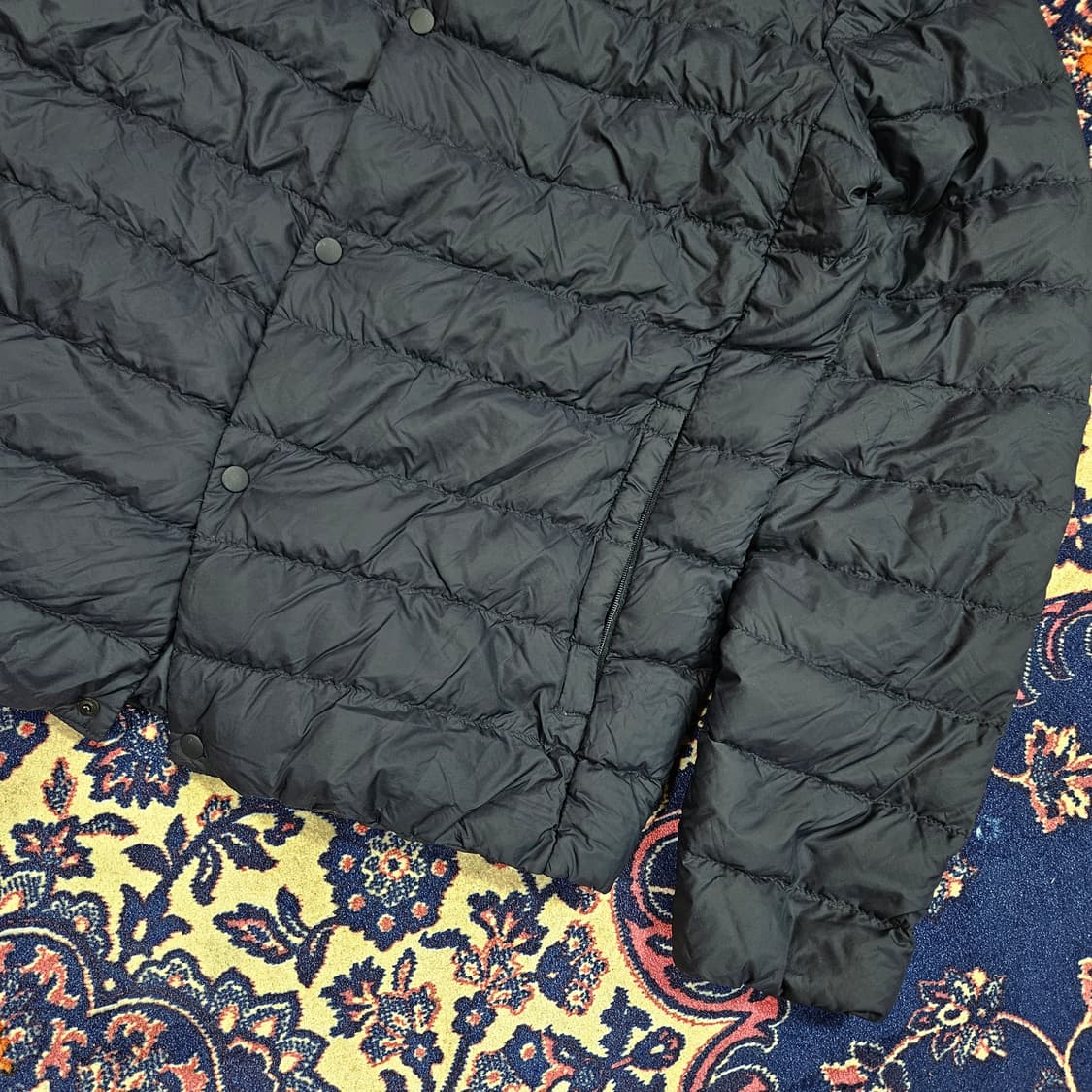 무인양품 다운 네이비 경량 패딩 L size 상품이미지2