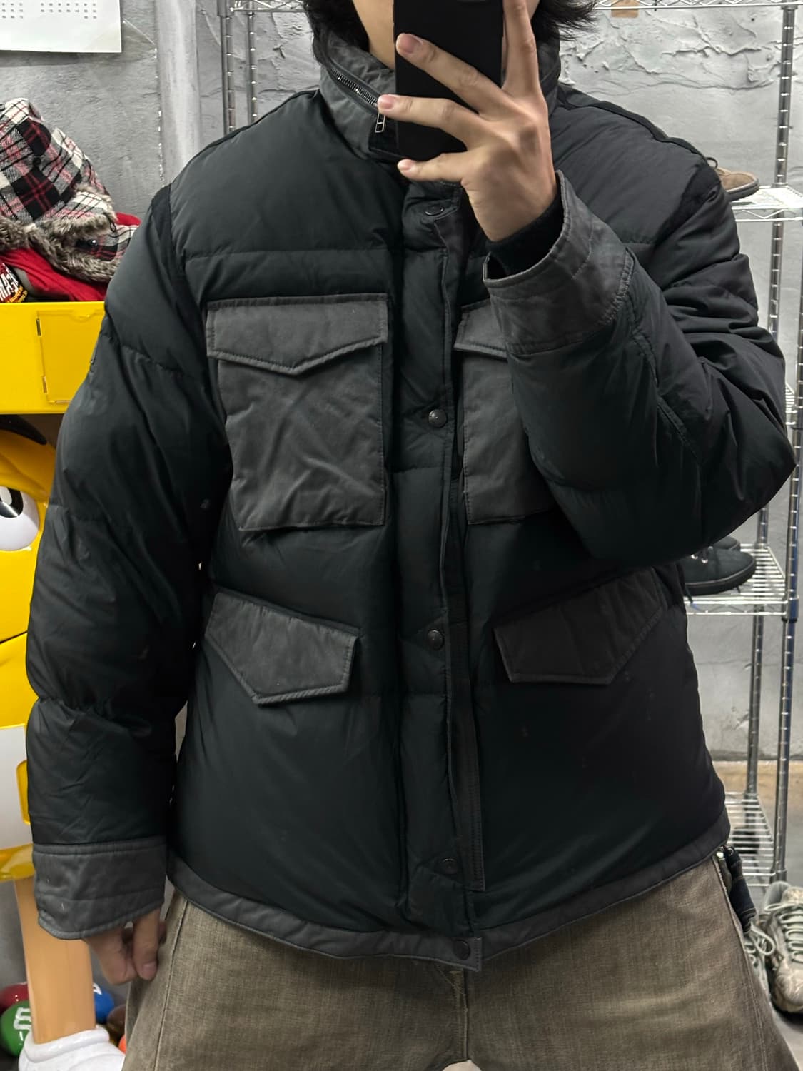 이스트로그 X 시리즈 필드 다운 패딩 상품이미지7