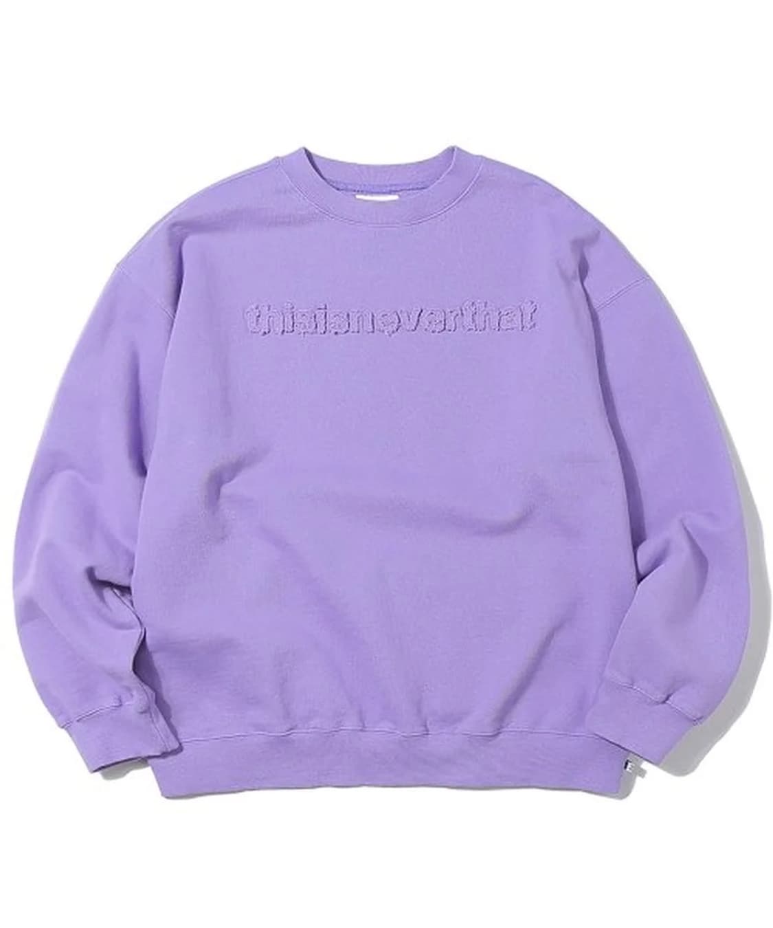 디스이즈네버댓 T 로고 크루넥 라벤더 19ss 상품이미지1