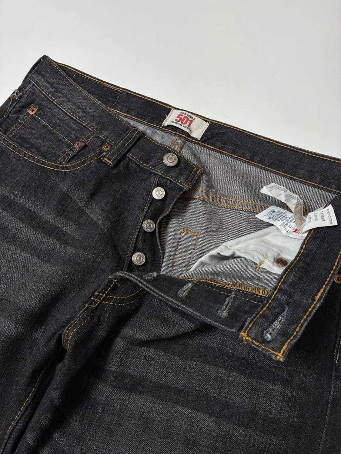 리바이스 501 블랙 스톤 스트레이트 데님 팬츠 PN8872 상품이미지3