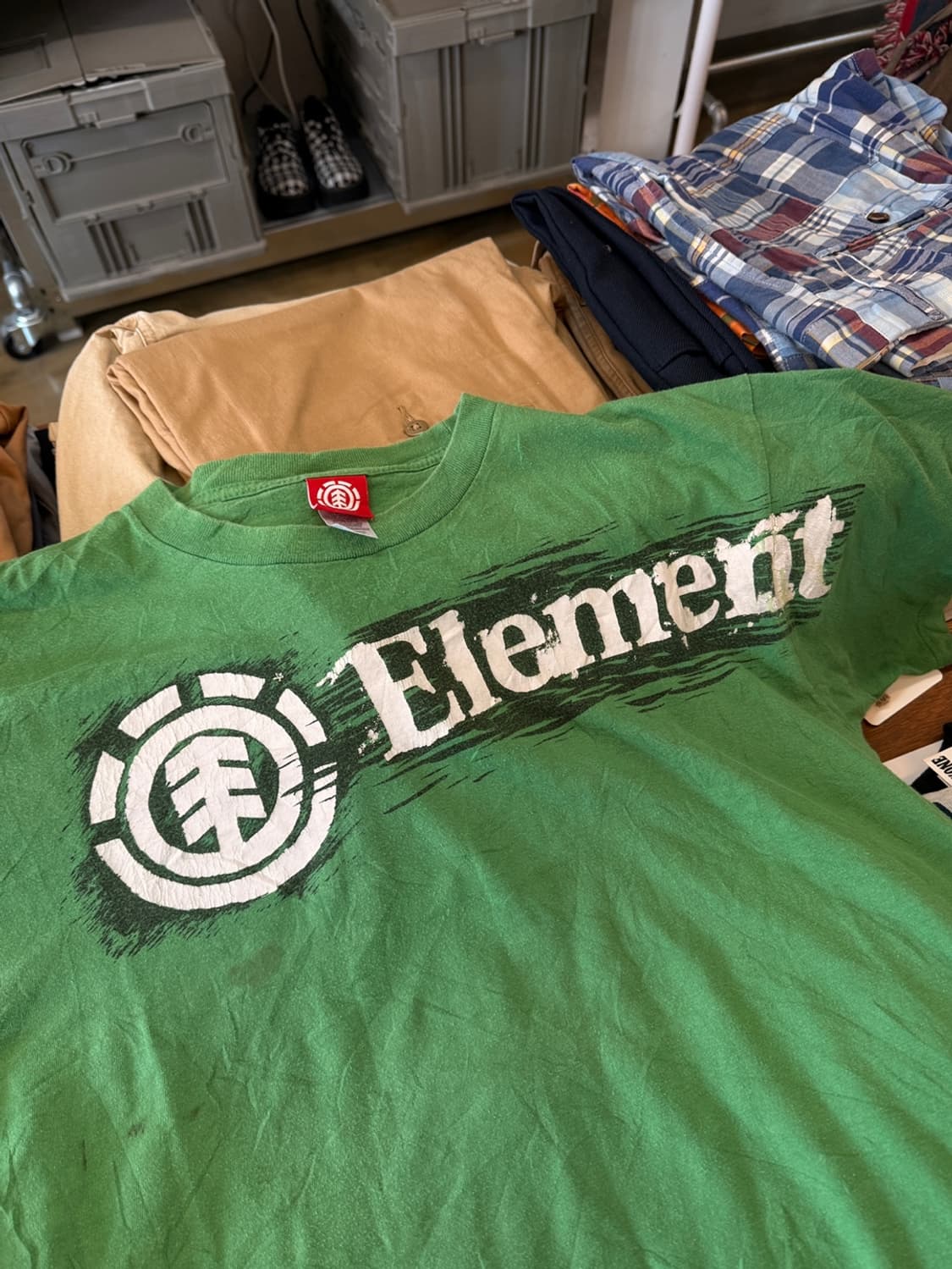 Element 센터 암 로고 프린팅 티셔츠 L 상품이미지2