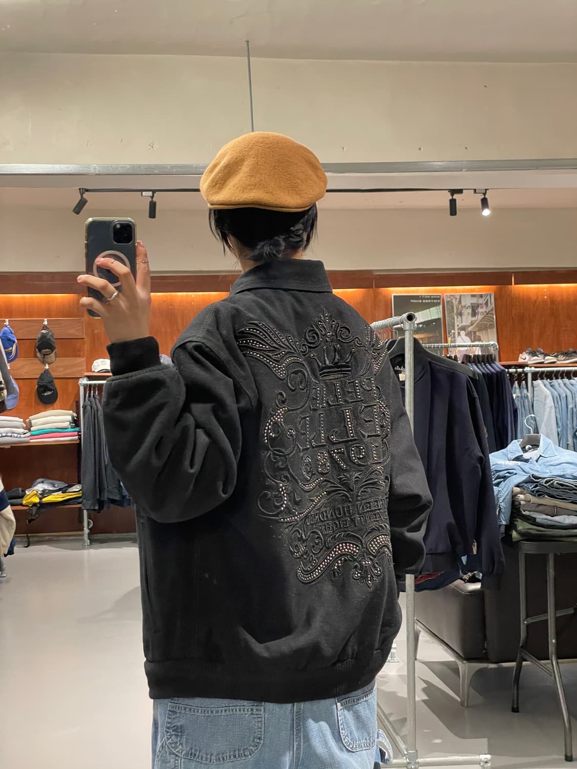 pelle pelle 울 바시티 자켓 상품이미지1