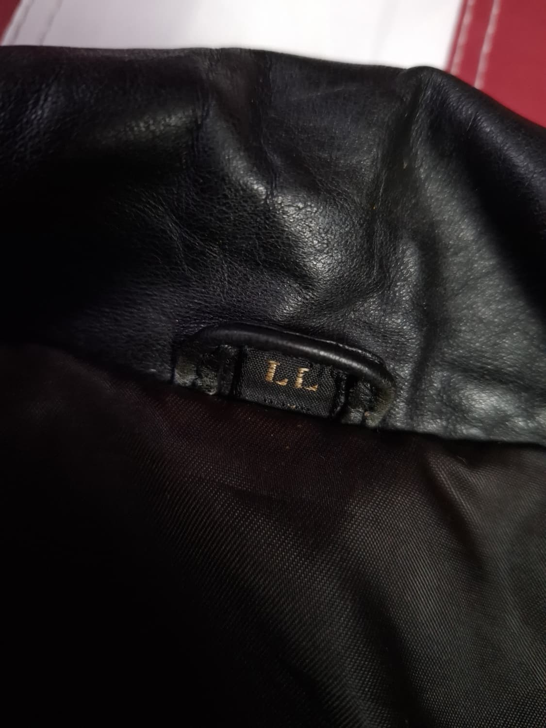 80's 국내산 일본 수출용 리얼레더 항공 자켓 상품이미지3