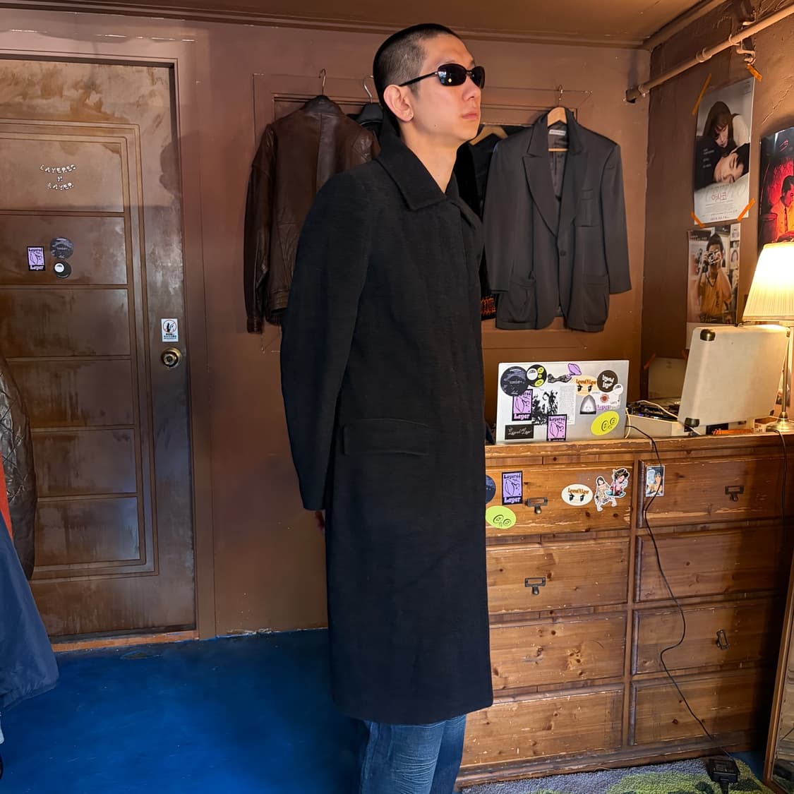 MADE IN JAPAN WOOL ANGORA LONG COAT 상품이미지3