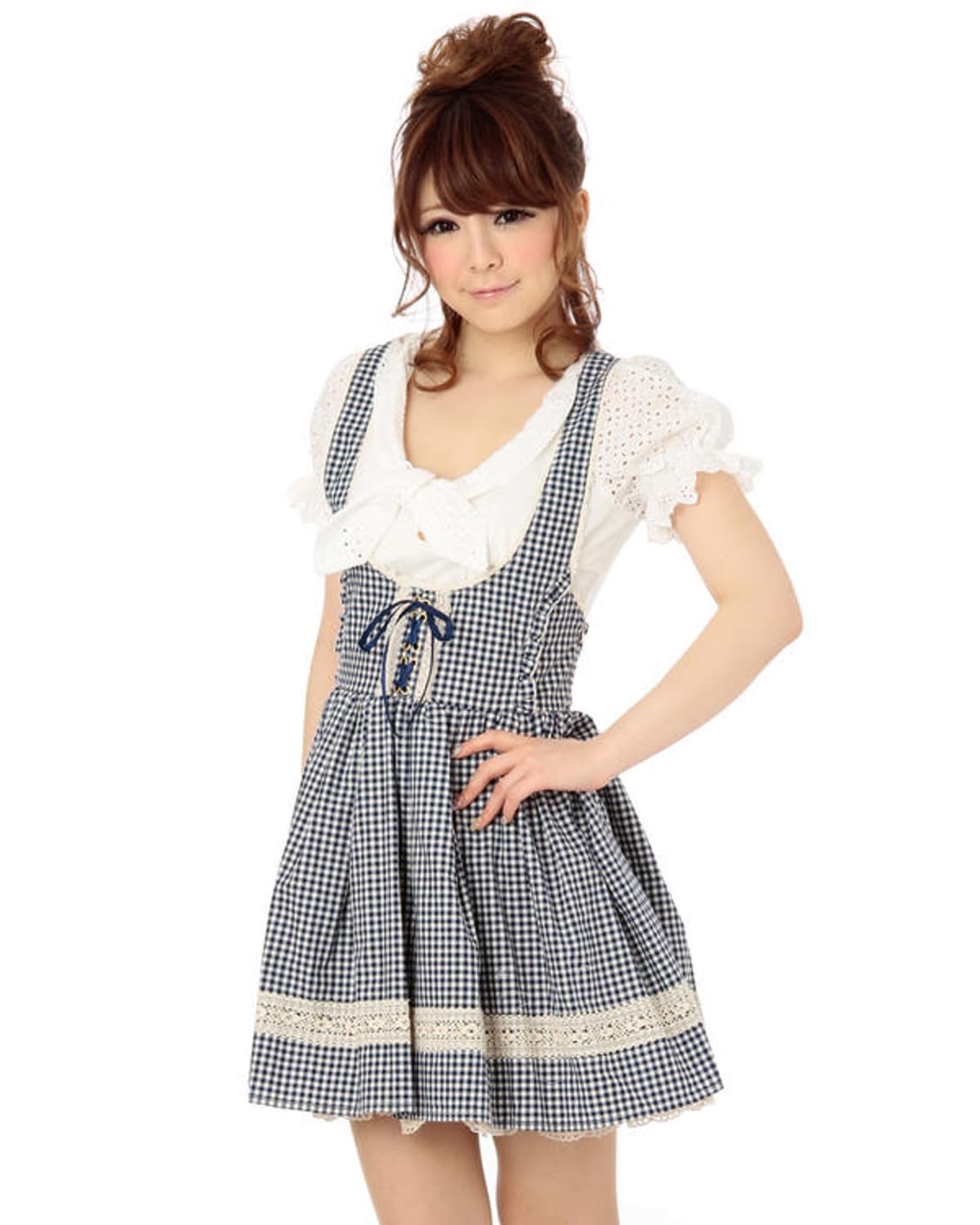 리즈리사 히메갸루 초고전소장템 깅검체크쟝스카 핑크 상품이미지4