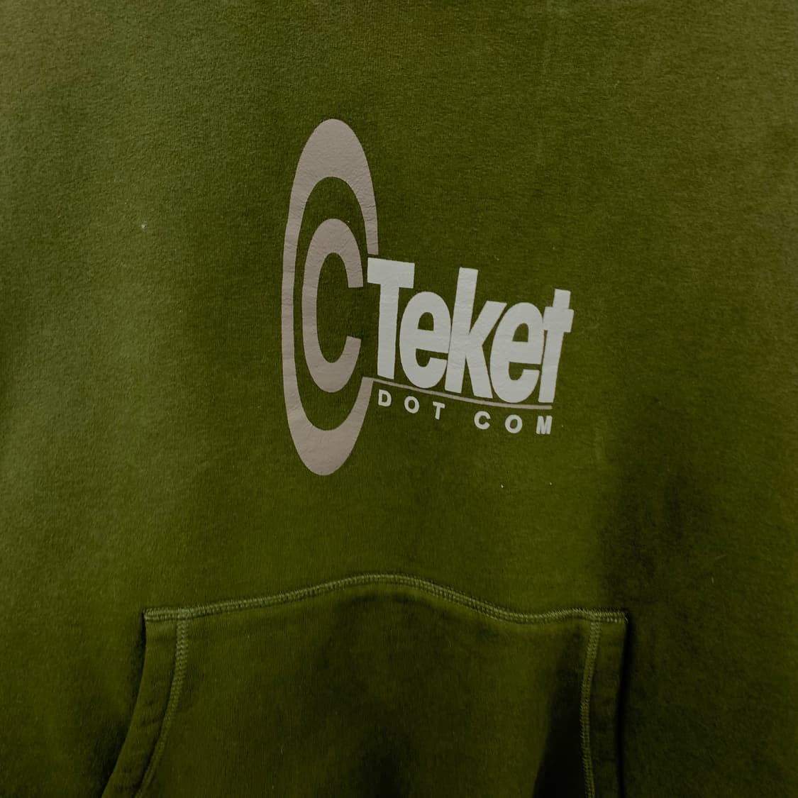 테켓 스펠아웃 카키 후드티 상품이미지4