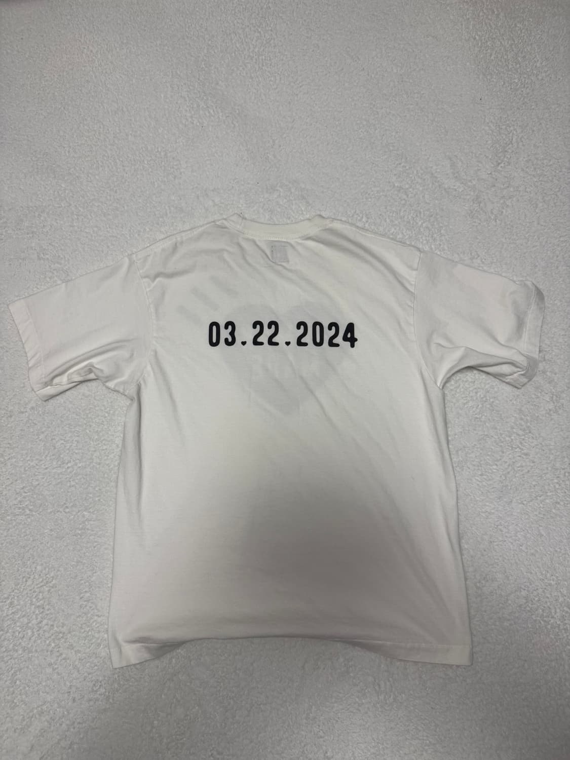 휴먼메이드 정품 반팔 티셔츠 흰검 상품이미지3