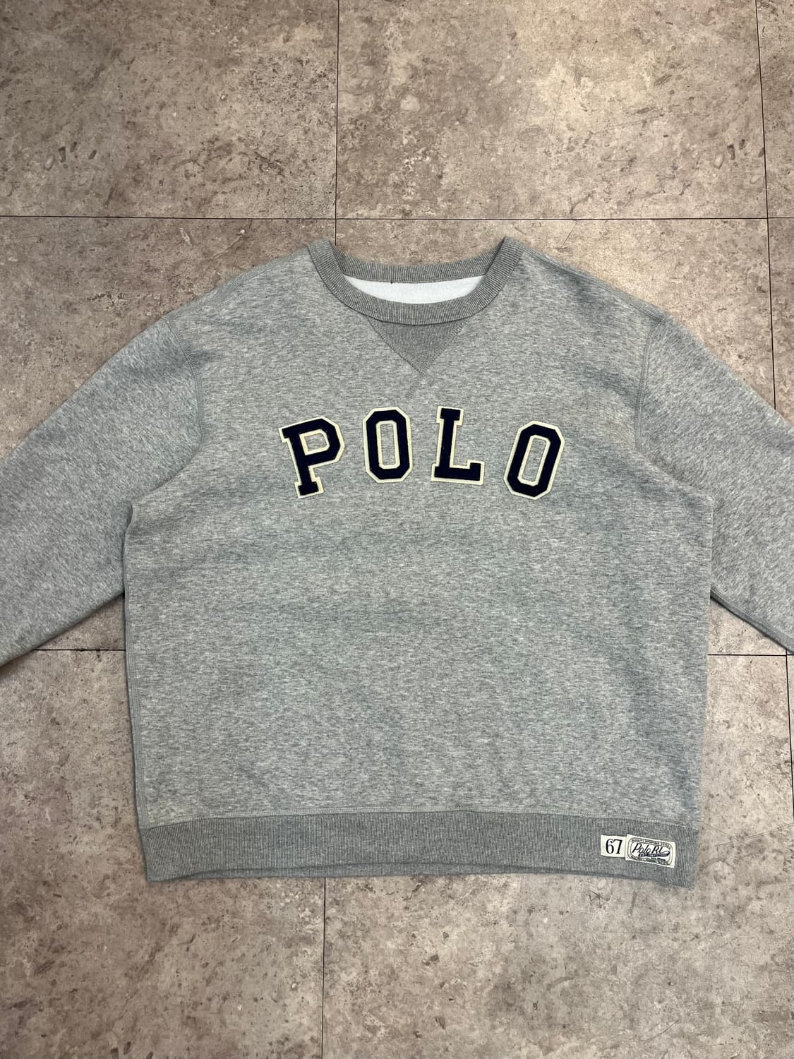 폴로 랄프로렌 기모 맨투맨 그레이 #csz2485 상품이미지5