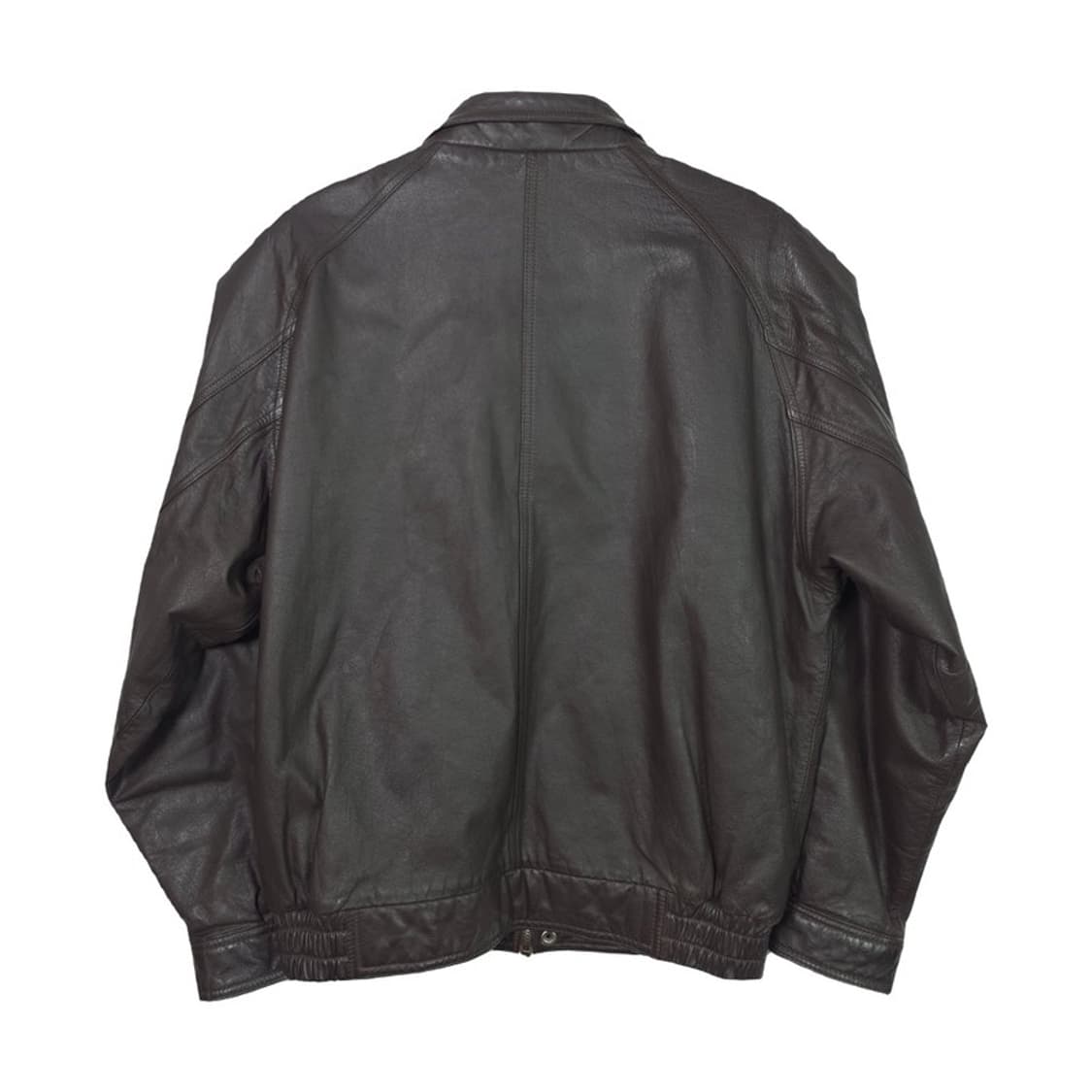 COUNTDOWN 빈티지 오버핏 다크 브라운 레더 자켓 M 상품이미지2