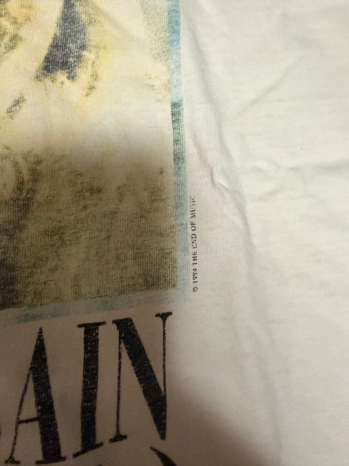 90s 너바나 커트코베인 밴드티 XL 상품이미지4