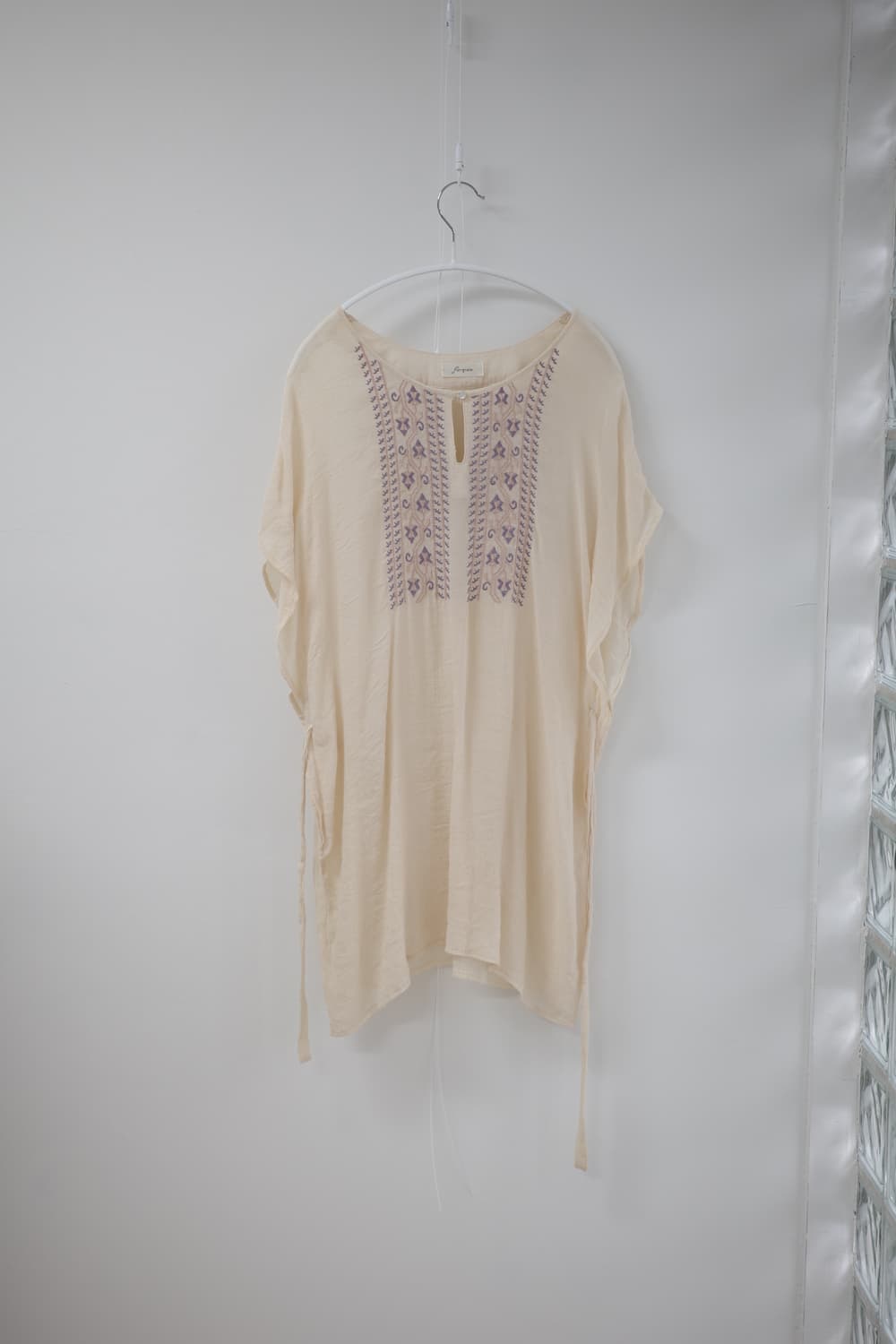 Light peach hippy blouse 상품이미지5