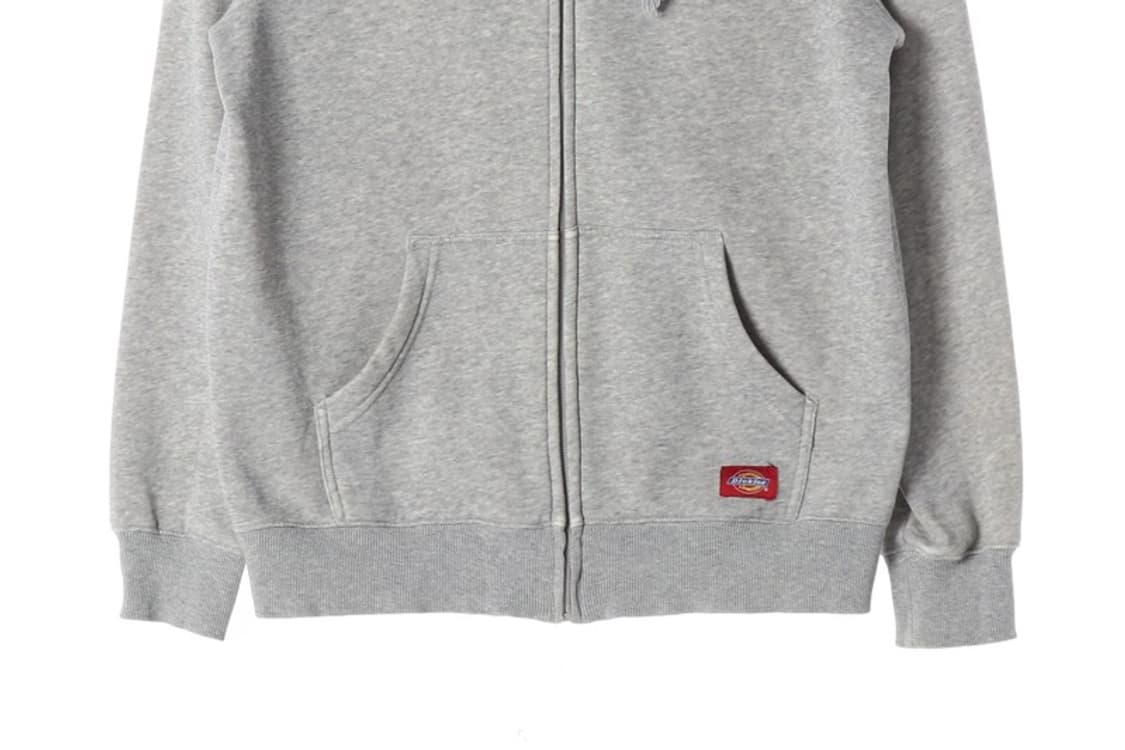 디키즈 시그니처 로고 기모 후드 집업 그레이 S-M 상품이미지4