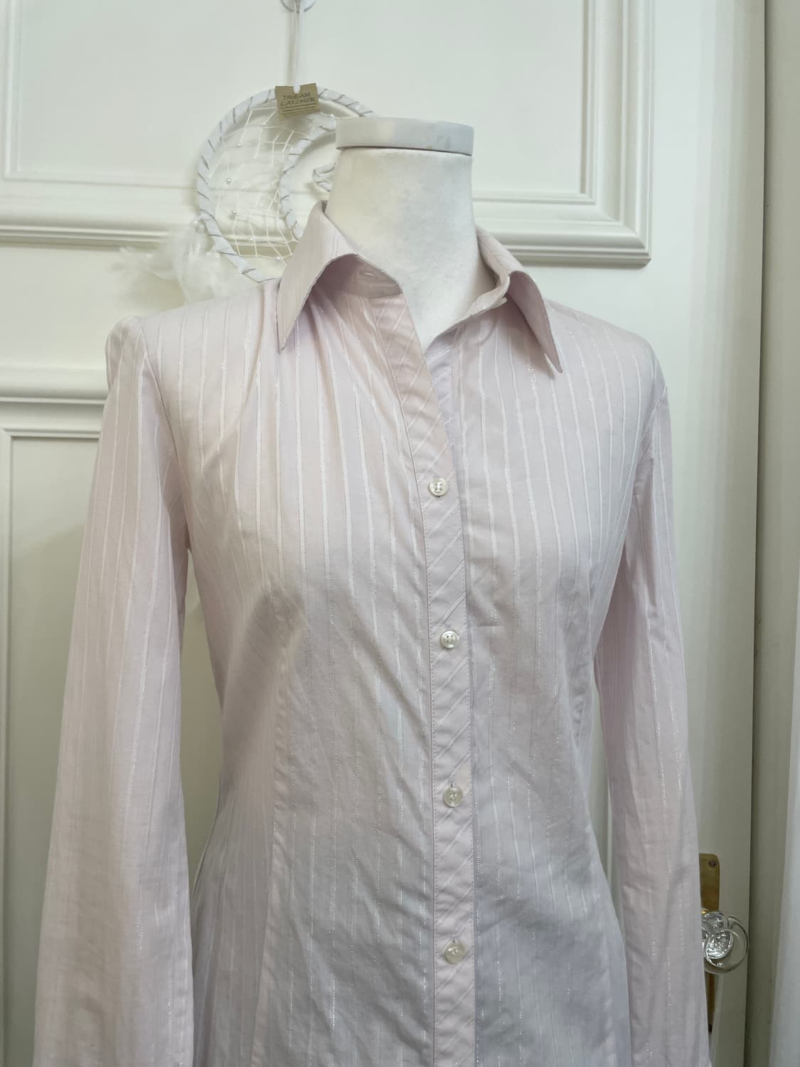 pink lavender fox wool sweater&sheer pin 상품이미지10