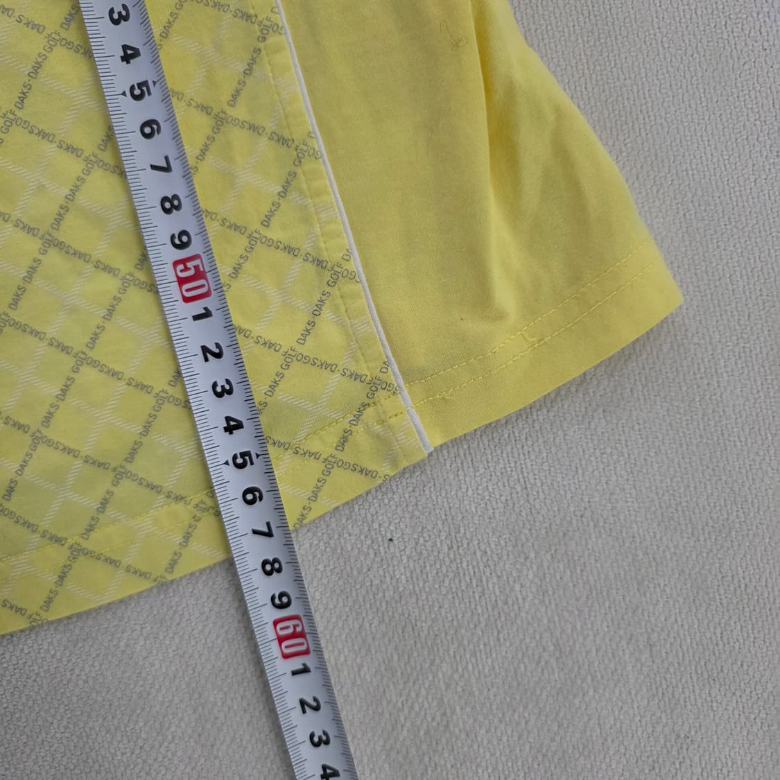 90 닥스 체크 패턴 카라 반팔티 0224J 상품이미지6