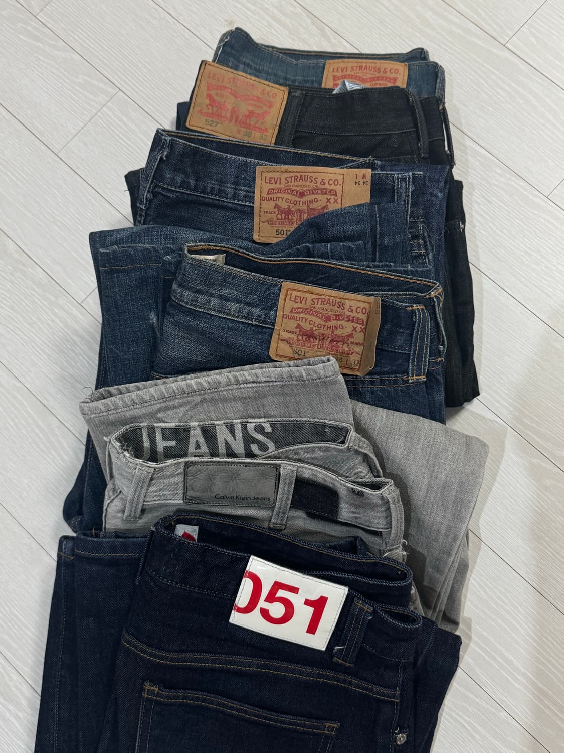 리바이스,캘빈클라인,플랙진 데님  상품이미지1