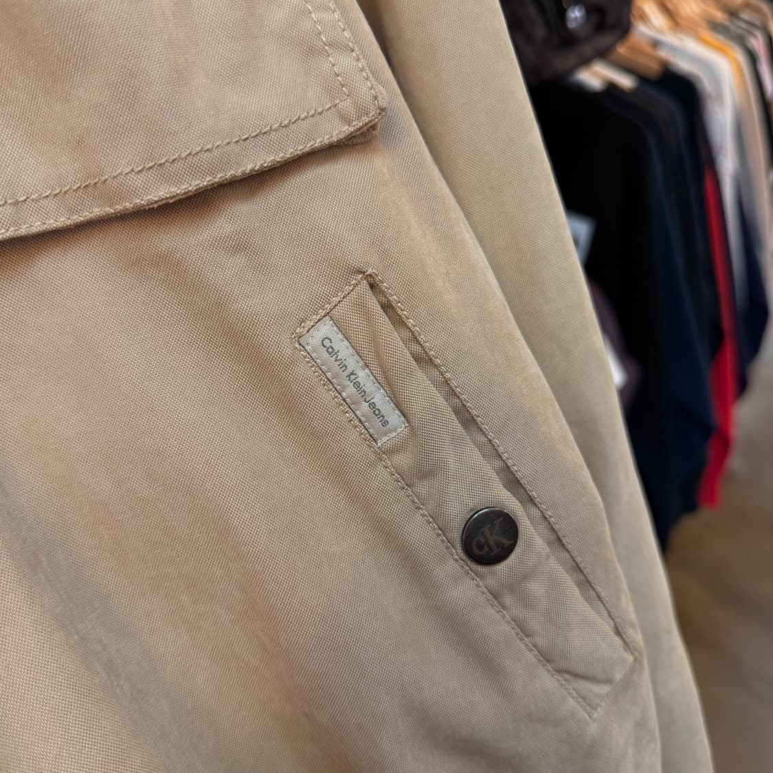 캘빈 클라인 이중카라 투포켓 봄버 자켓 상품이미지3