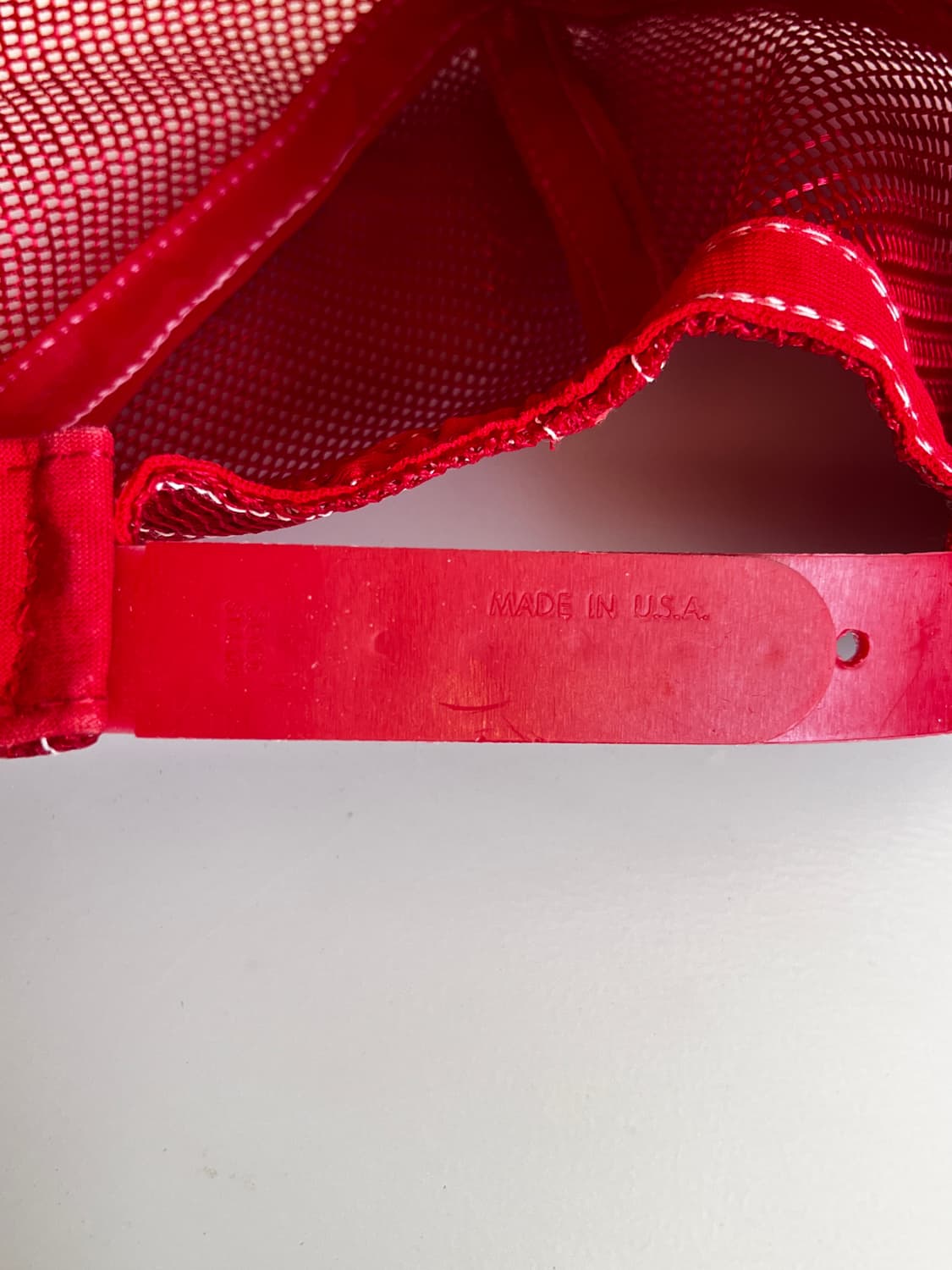 USA 빈티지 트러커 캡 레드 상품이미지5