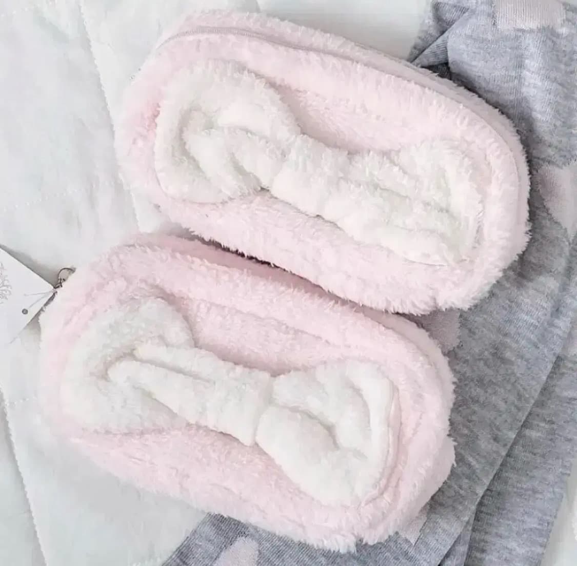 Lizlisa 리즈리사 왕리본 후와후와 파우치 흰핑 히메 빈티지 상품이미지1