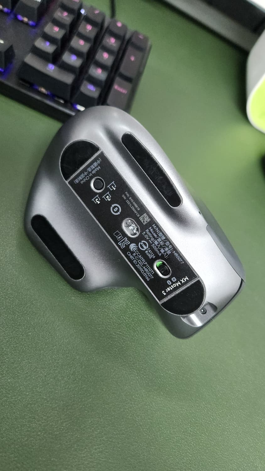 # 로지텍 MX Master 3 인체공학 퍼포먼스 어고노믹 무선 마우스 상품이미지4