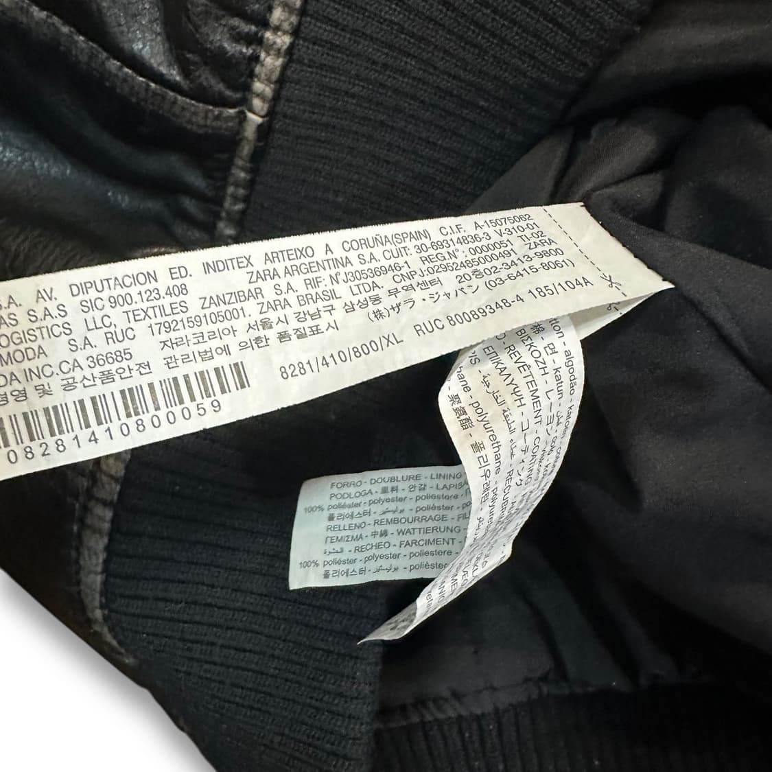 자라 레더 자켓 상품이미지7