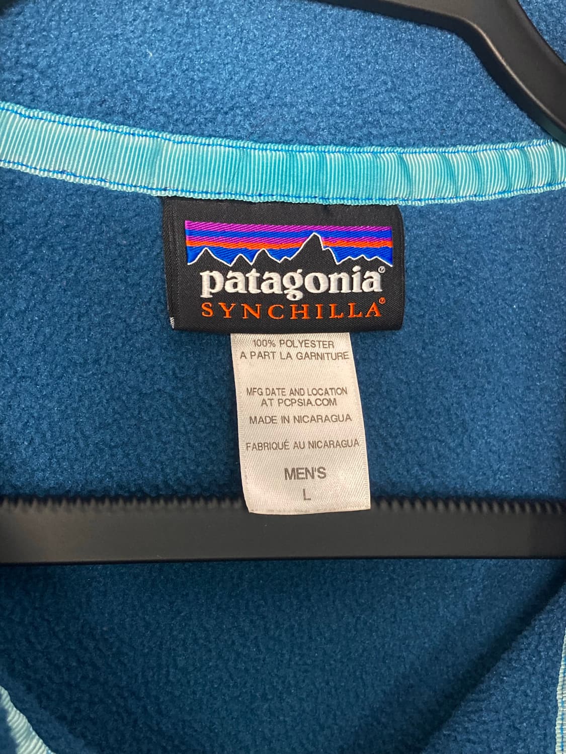 파타고니아 신칠라 풀오버 블루 (L) 상품이미지4
