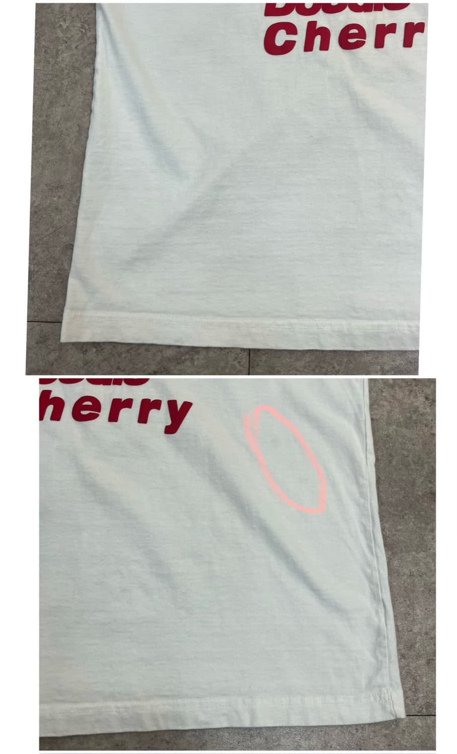 키르시 반팔티 화이트 #csz4134 상품이미지6