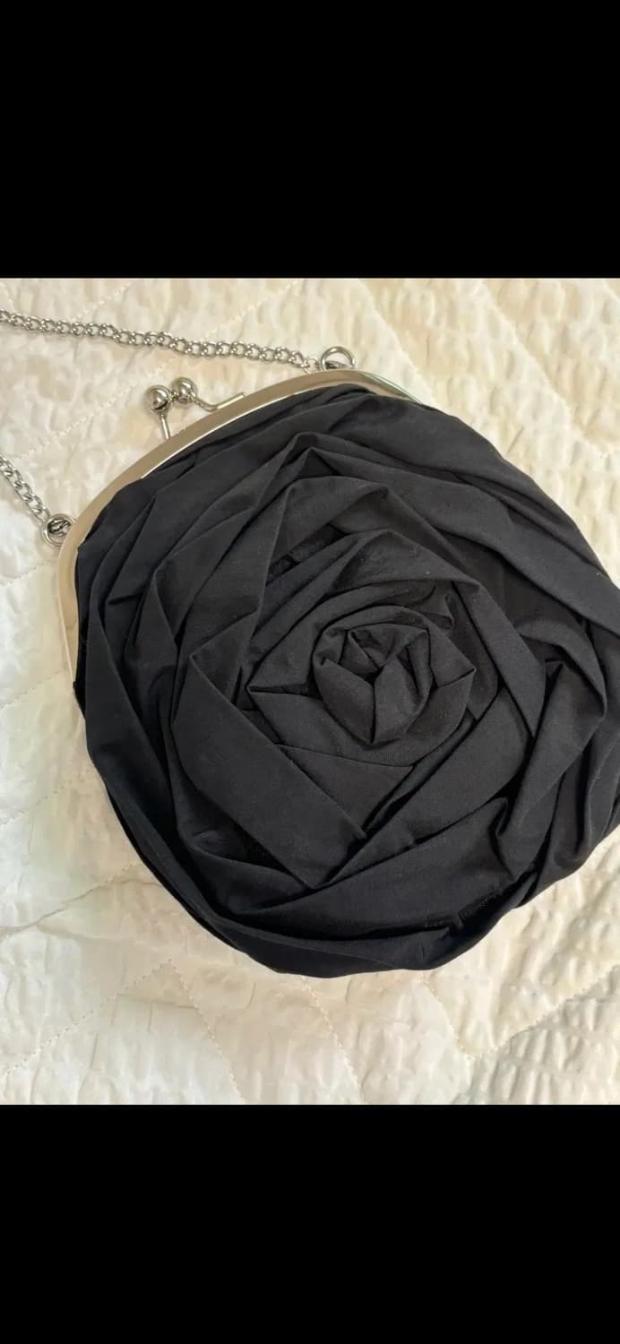 생긴스튜디오 ROSE DISCORD CHAIN BAG - BLACK 상품이미지2