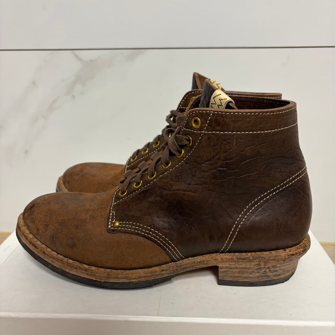 비즈빔 Visvim 23ss 브리가디어 폴크 부츠 다크 브라운 M9 상품이미지3