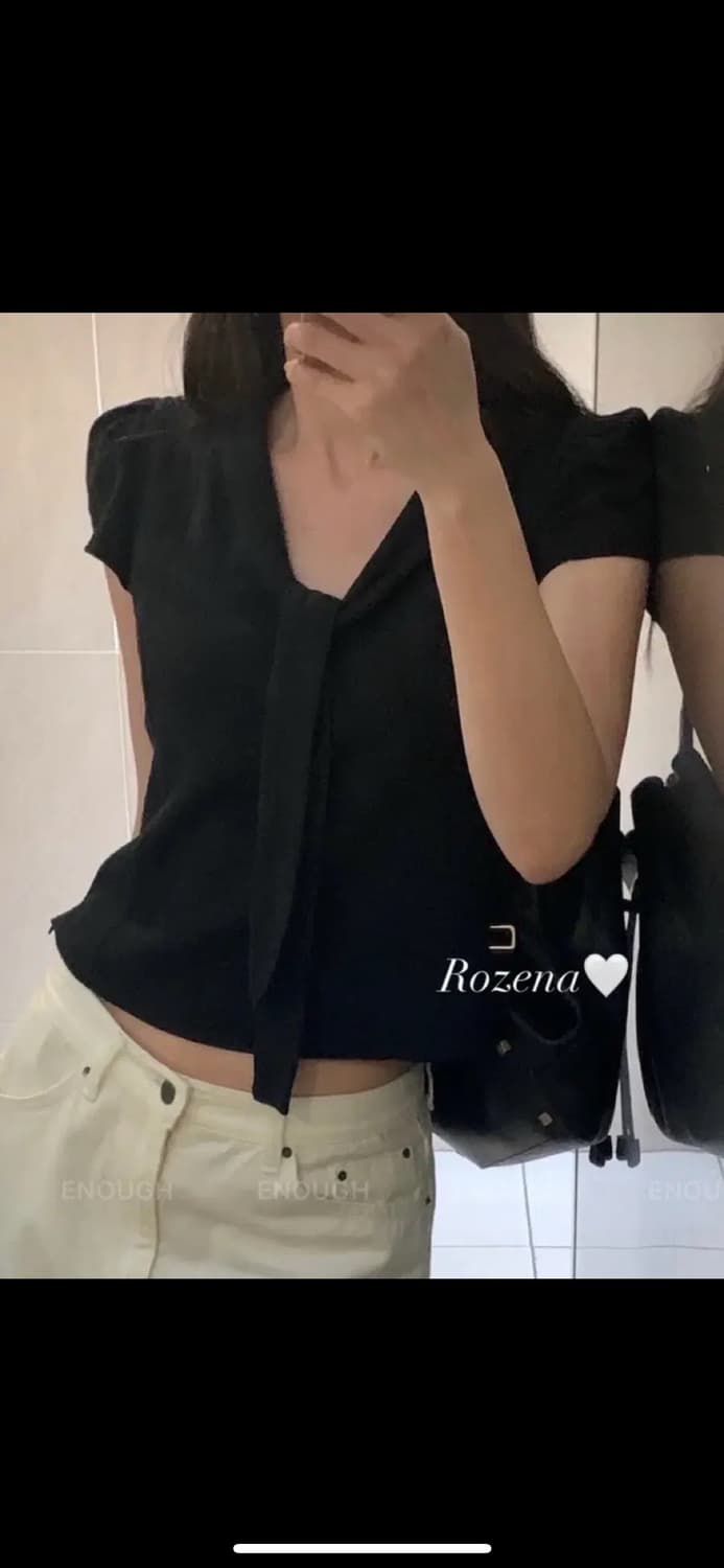 파운더스 로제나 블라우스 상품이미지1