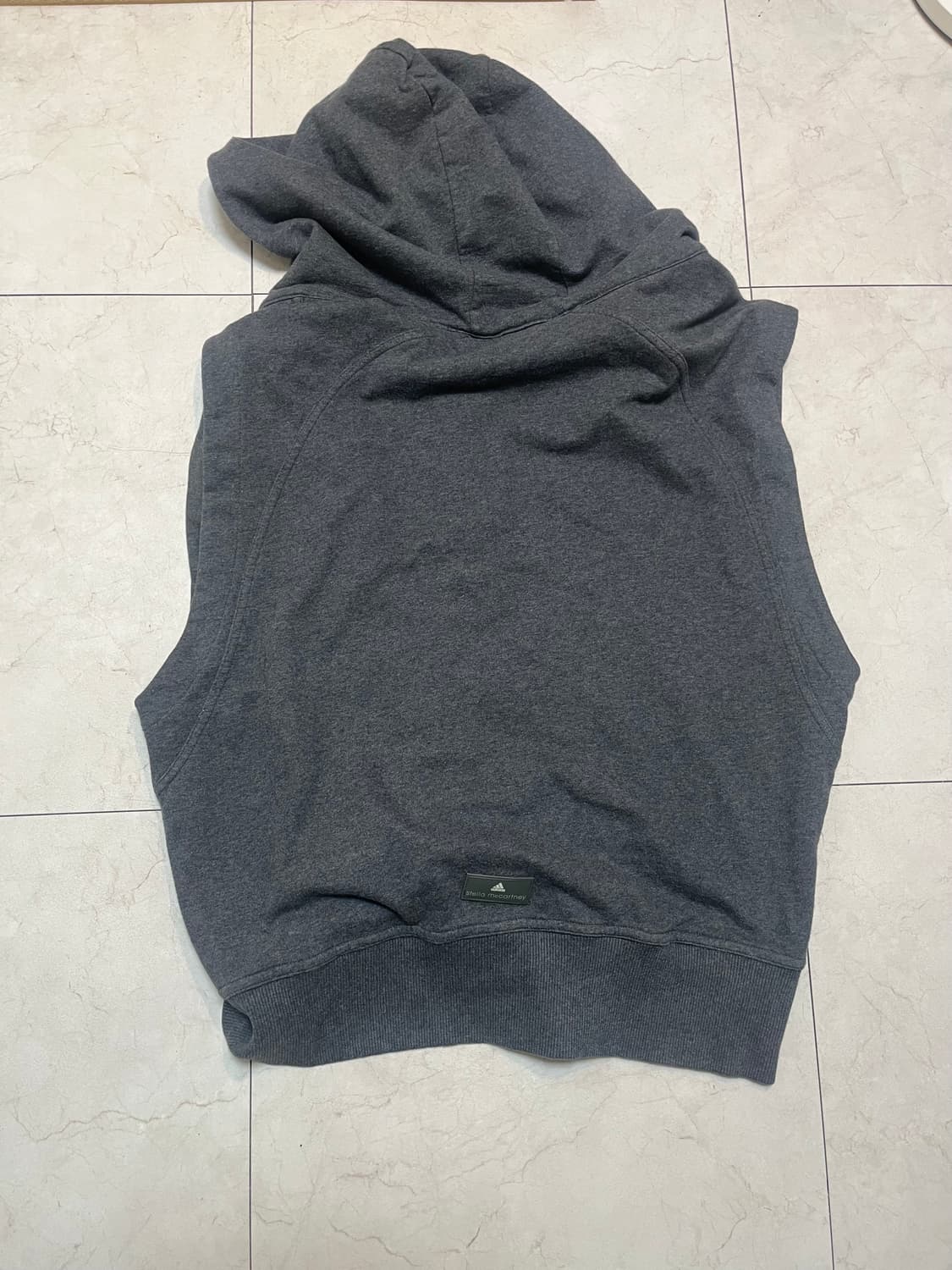 아디다스 x 스텔라 매카트니 후드 베스트 집업 xl 상품이미지2