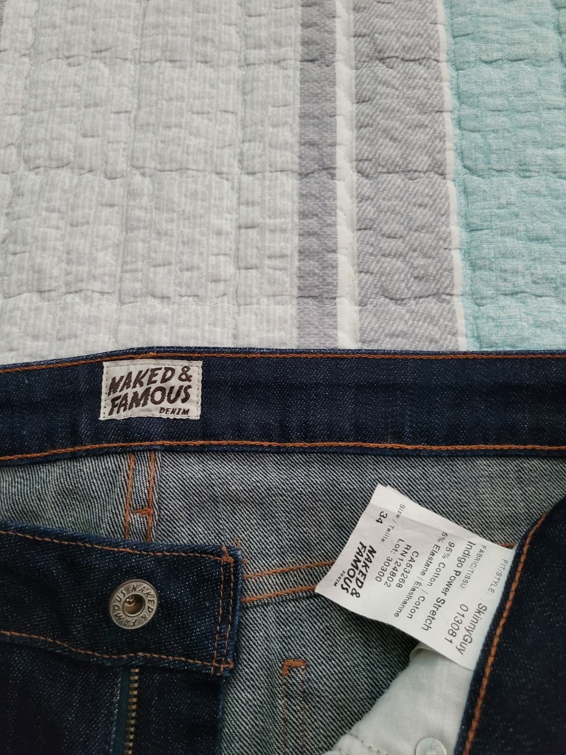 네이키드앤페이머스 Naked&Famous 인디고파워스트레치 스키니가이 상품이미지4