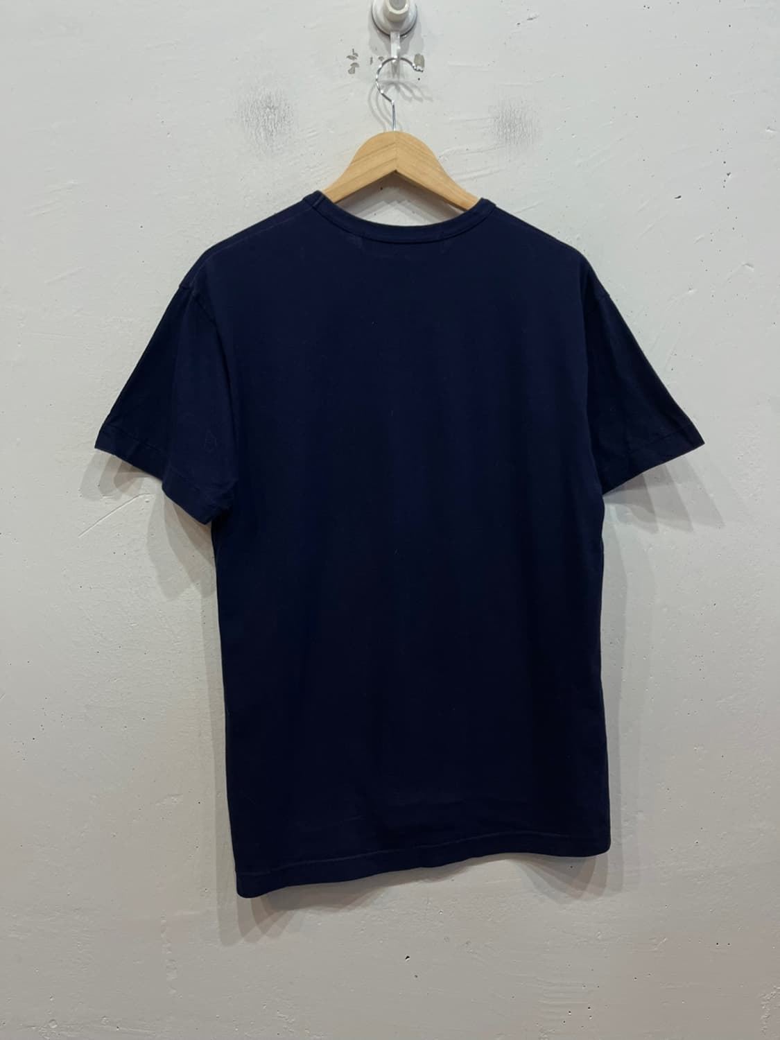 꼼데가르송 PLAY 더블와펜 반팔 티셔츠 네이비 XL 상품이미지3