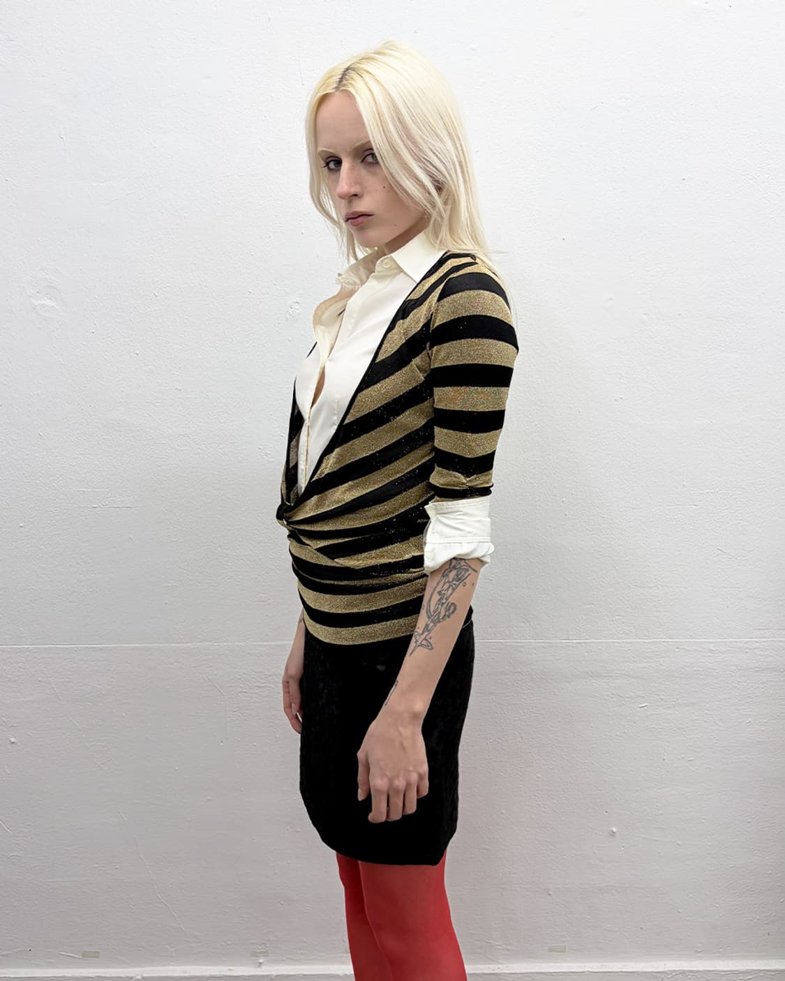 빈티지 글리터 스트라이프 랩 탑 상품이미지3