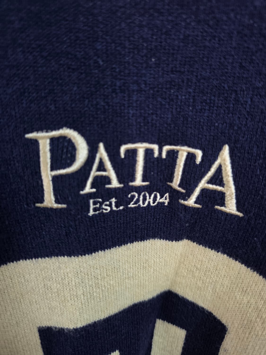 파타 patta 알파벳 니트스웨터 100~105 상품이미지5