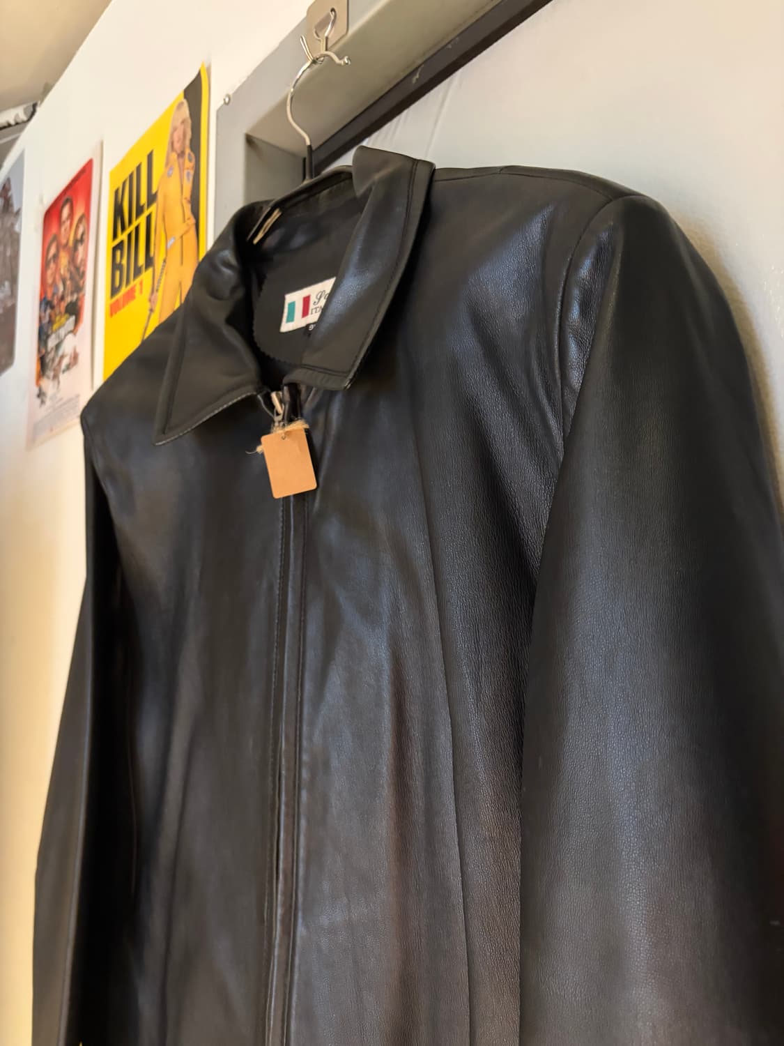 이태리 양가죽 레더 블레이저 상품이미지2