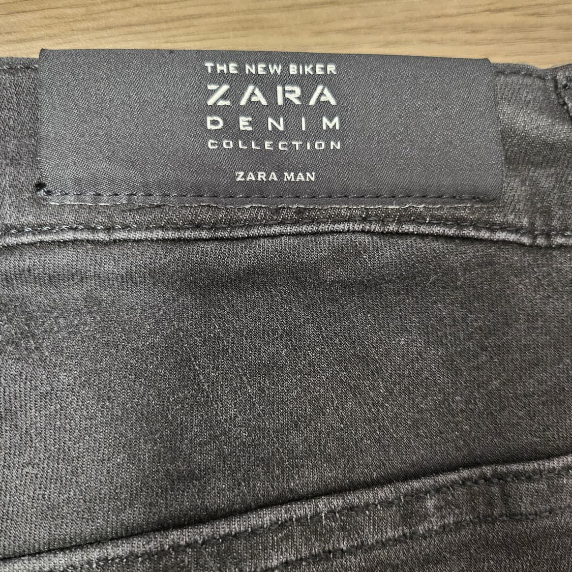 자라(ZARA) 데님 바이커 블랙 상품이미지6