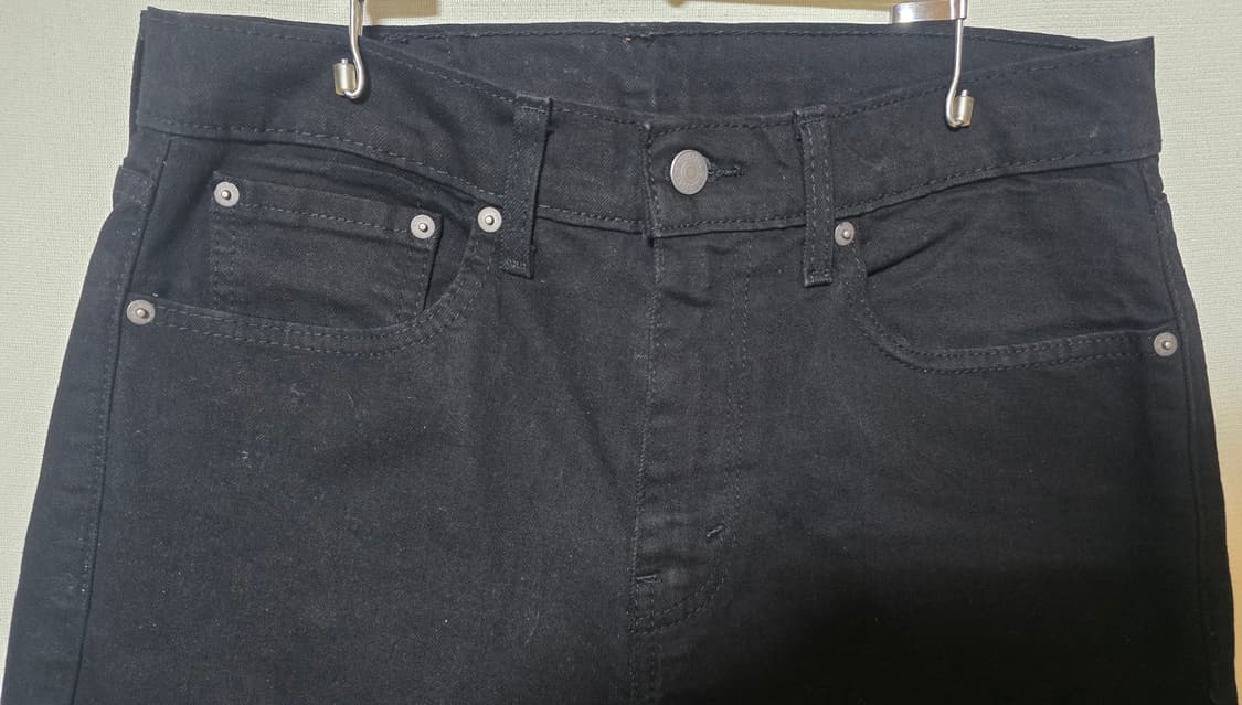 [A급] 리바이스 502 테이퍼드 블랙진 (W32 L32) 상품이미지4