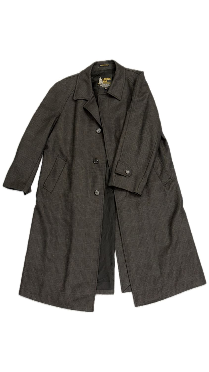 런던포그 체크 코트  상품이미지1