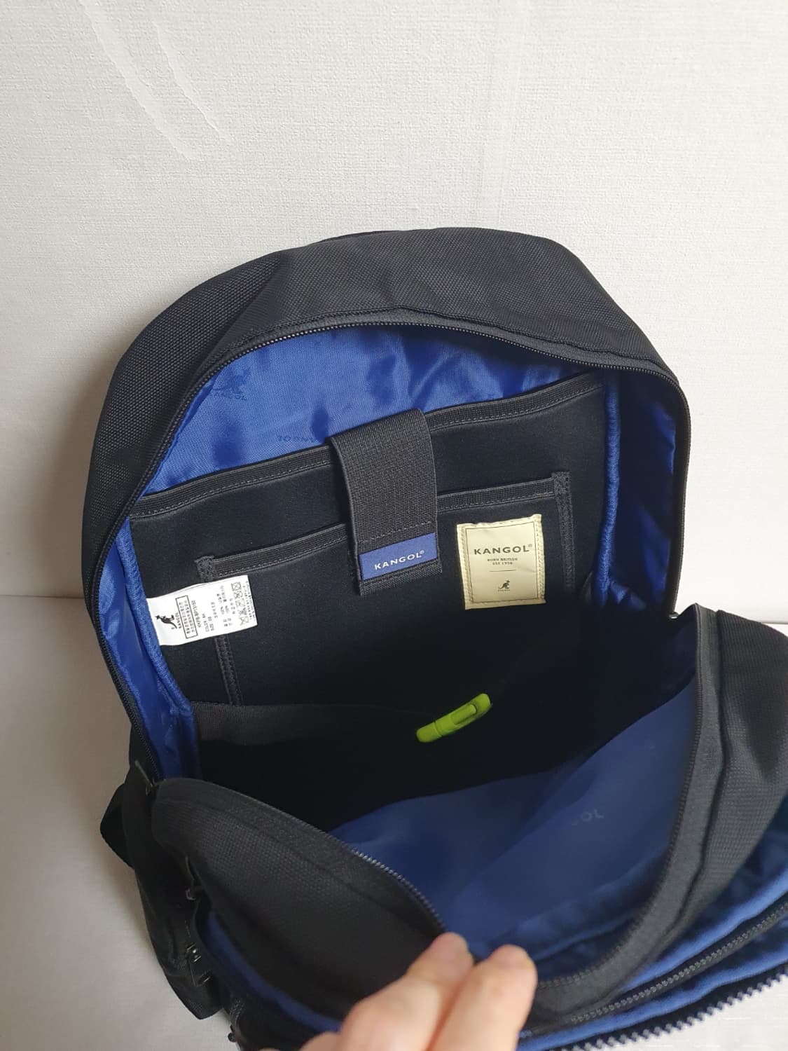 캉골 백팩 원티드 1350 블랙 노트북백팩 상품이미지8