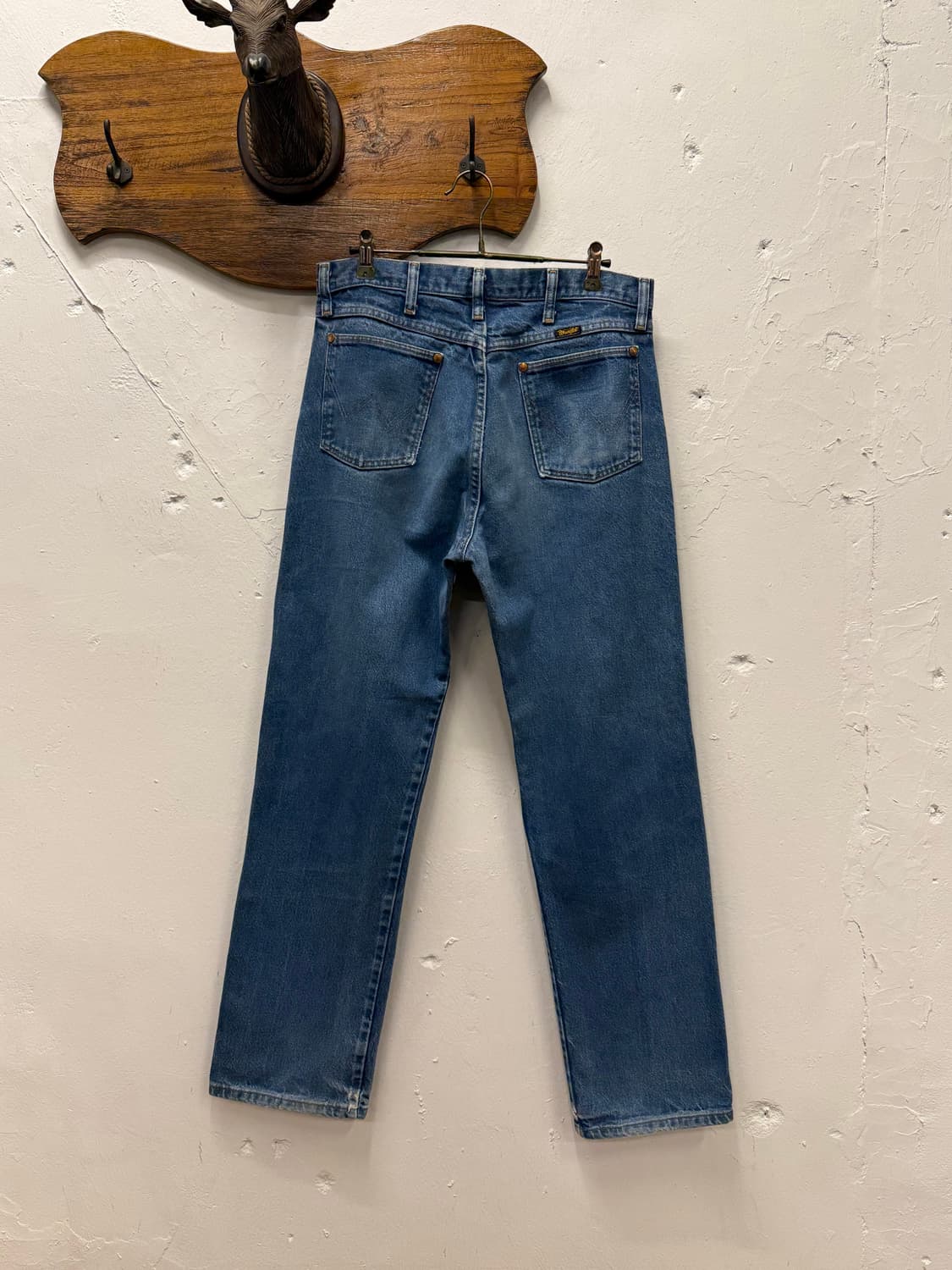 31.5) 90s USA Wrangler Mid Blue Regular  상품이미지2