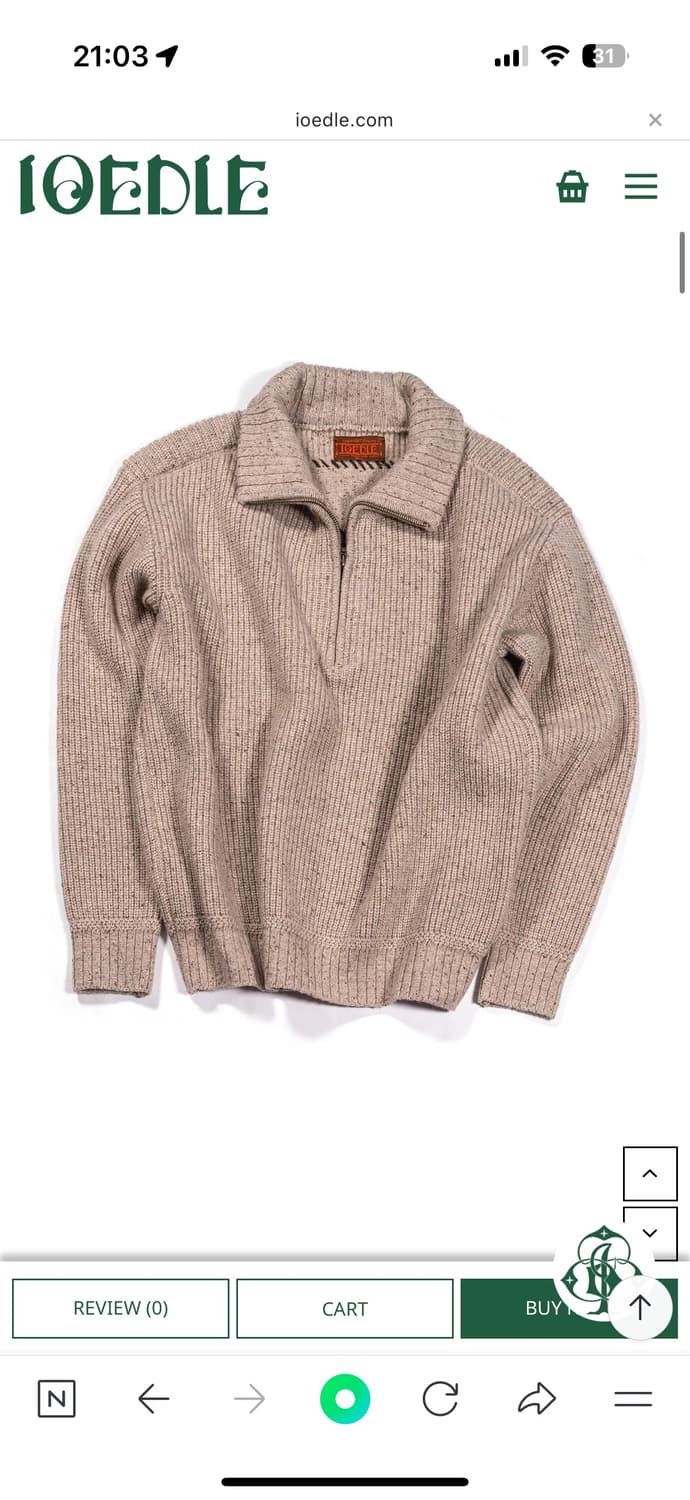 [2]이외들 빌딩숲 하프집업 상품이미지1