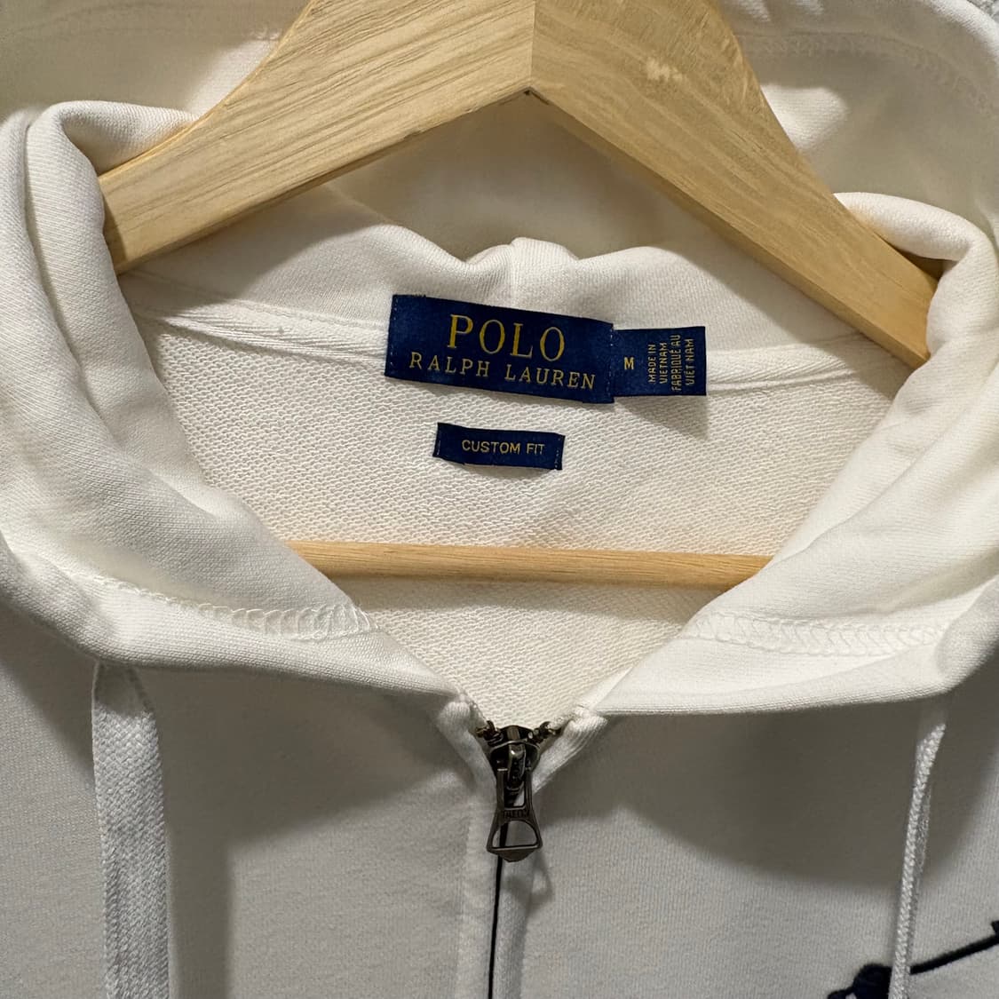 폴로 빅포니3 화이트 후드집업 상품이미지3