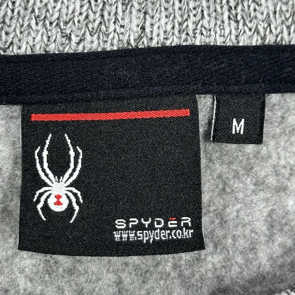 스파이더 트레이닝 그레이 후리스 맨투맨 (M) 상품이미지7