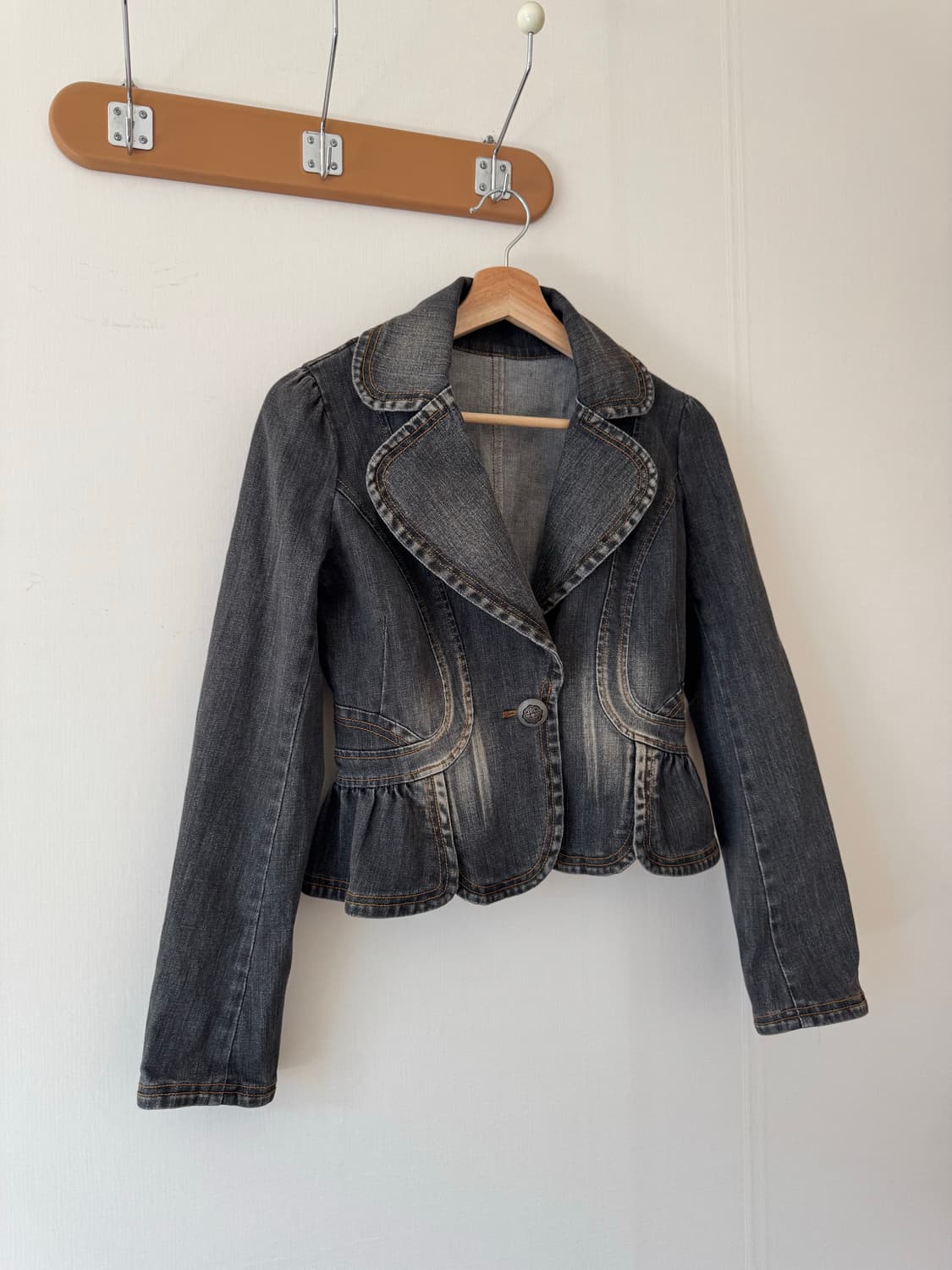 데님 프릴 자켓 상품이미지6
